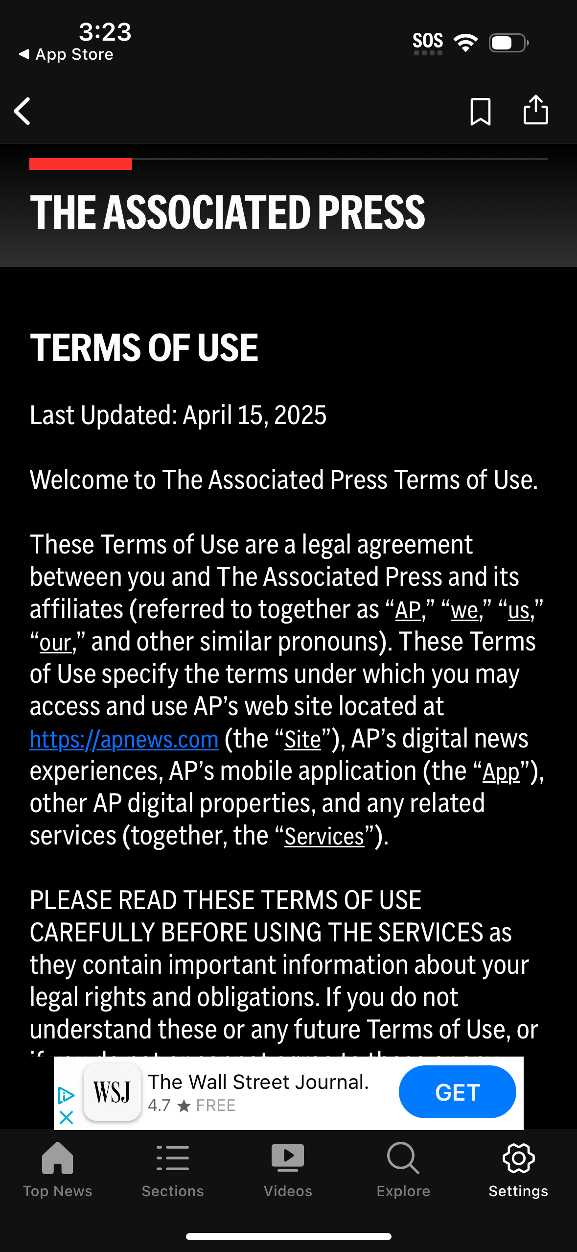 ap app screenshot 2