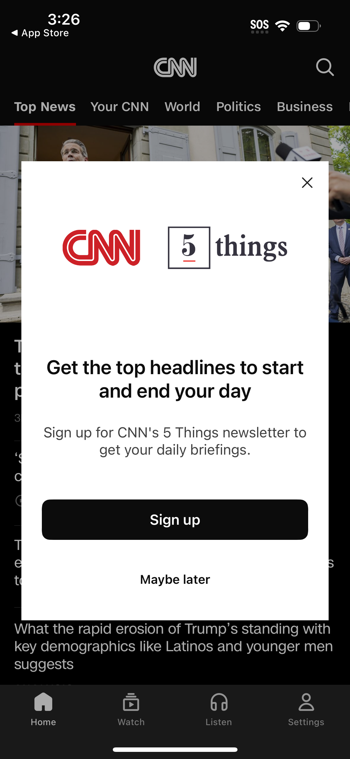 cnn app screenshot 29