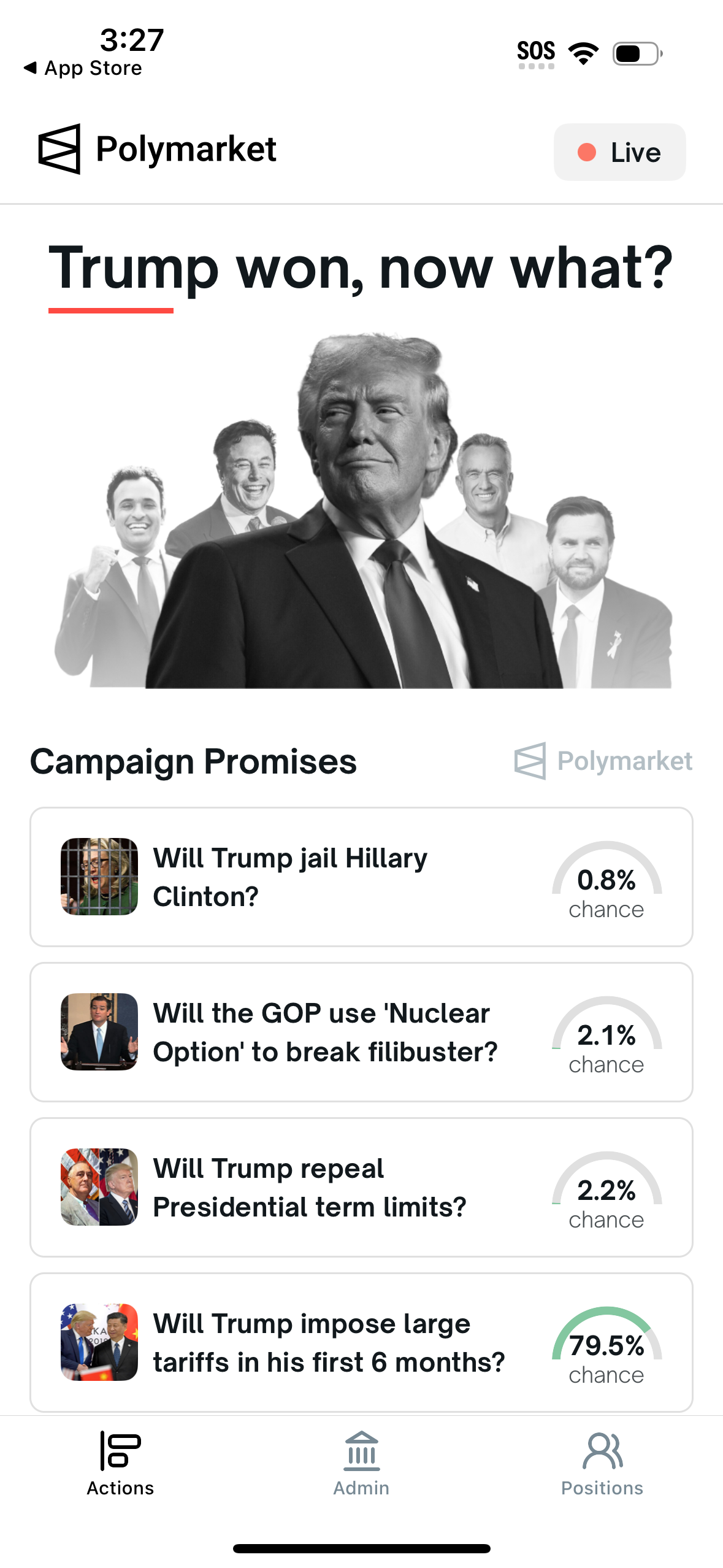 polymarket app screenshot 17