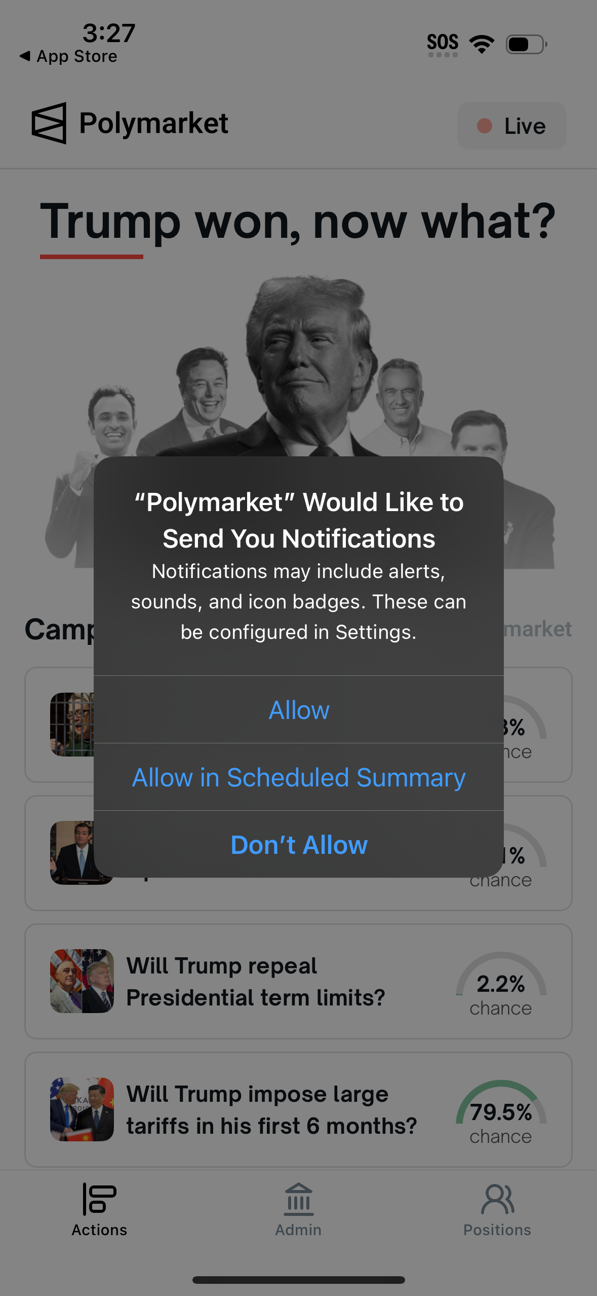 polymarket app screenshot 18