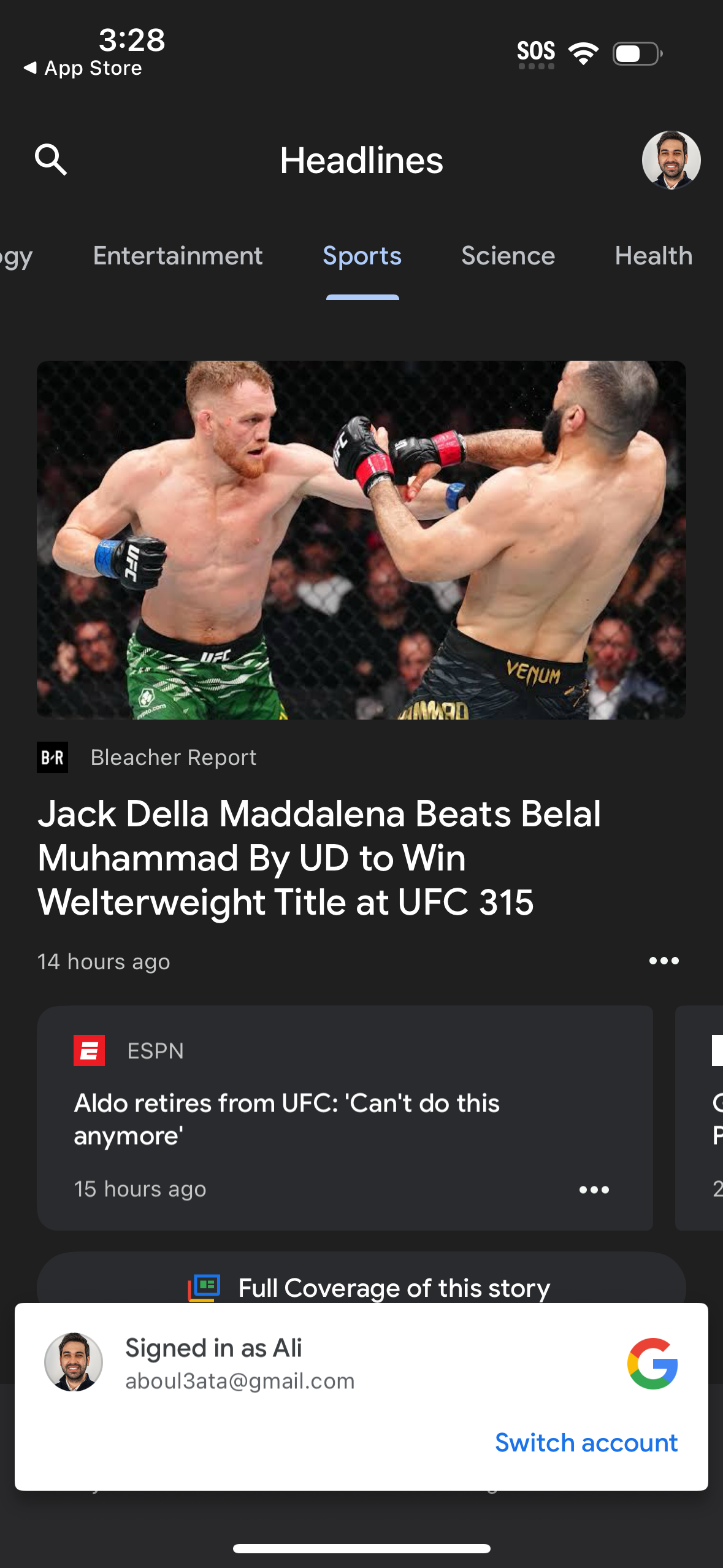 google-news app screenshot 4