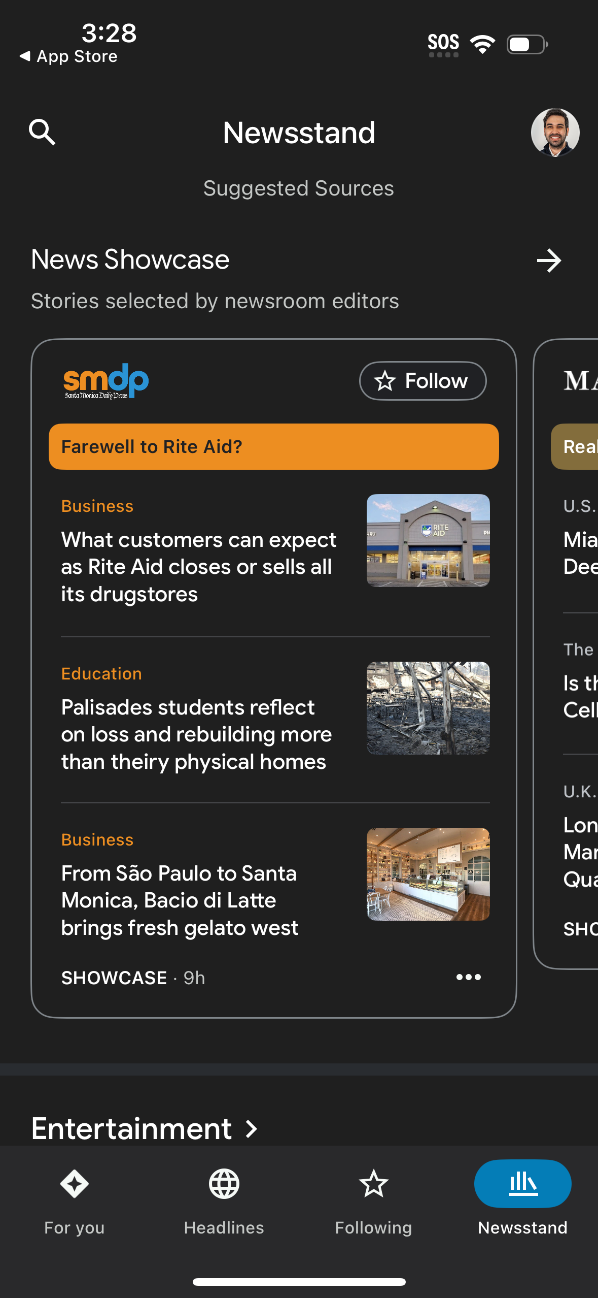 google-news app screenshot 1
