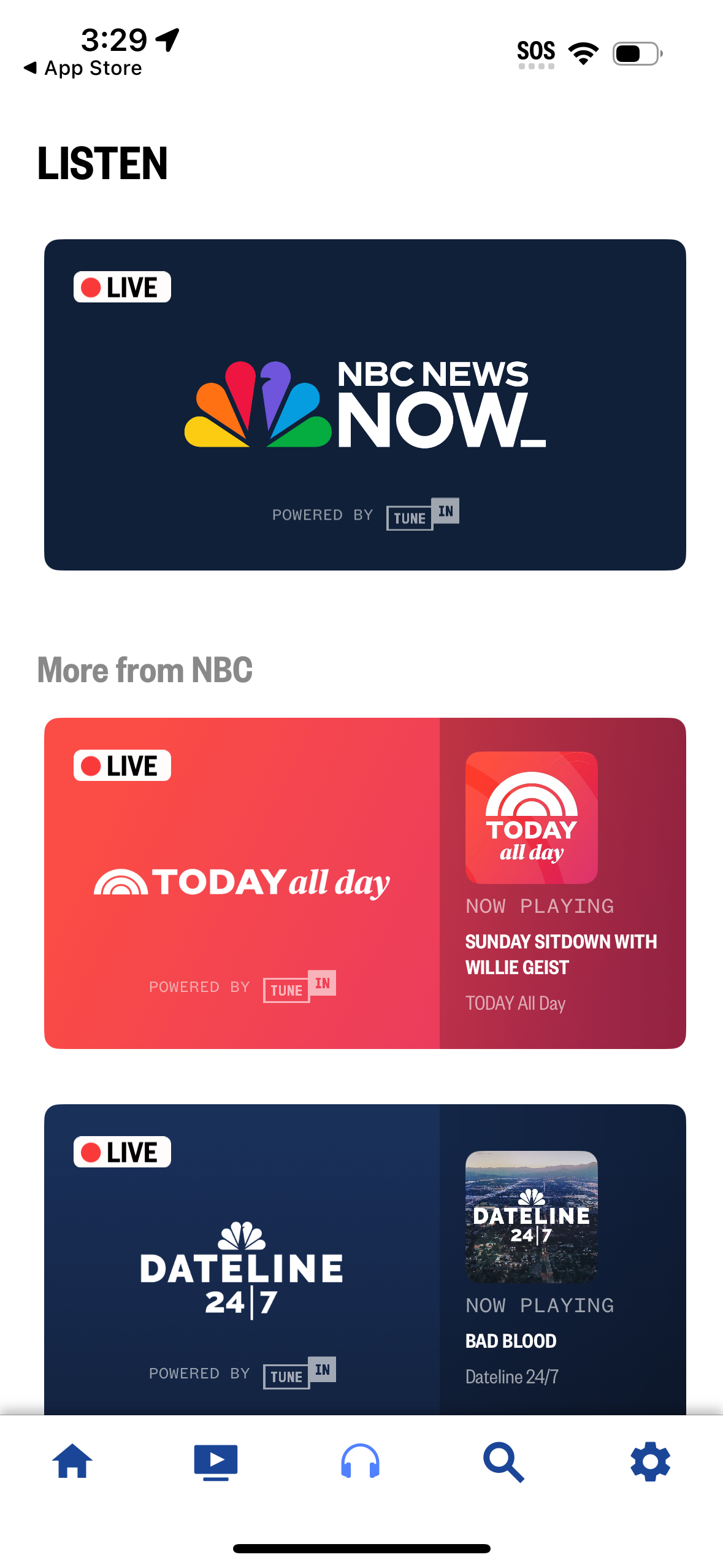 nbc app screenshot 3