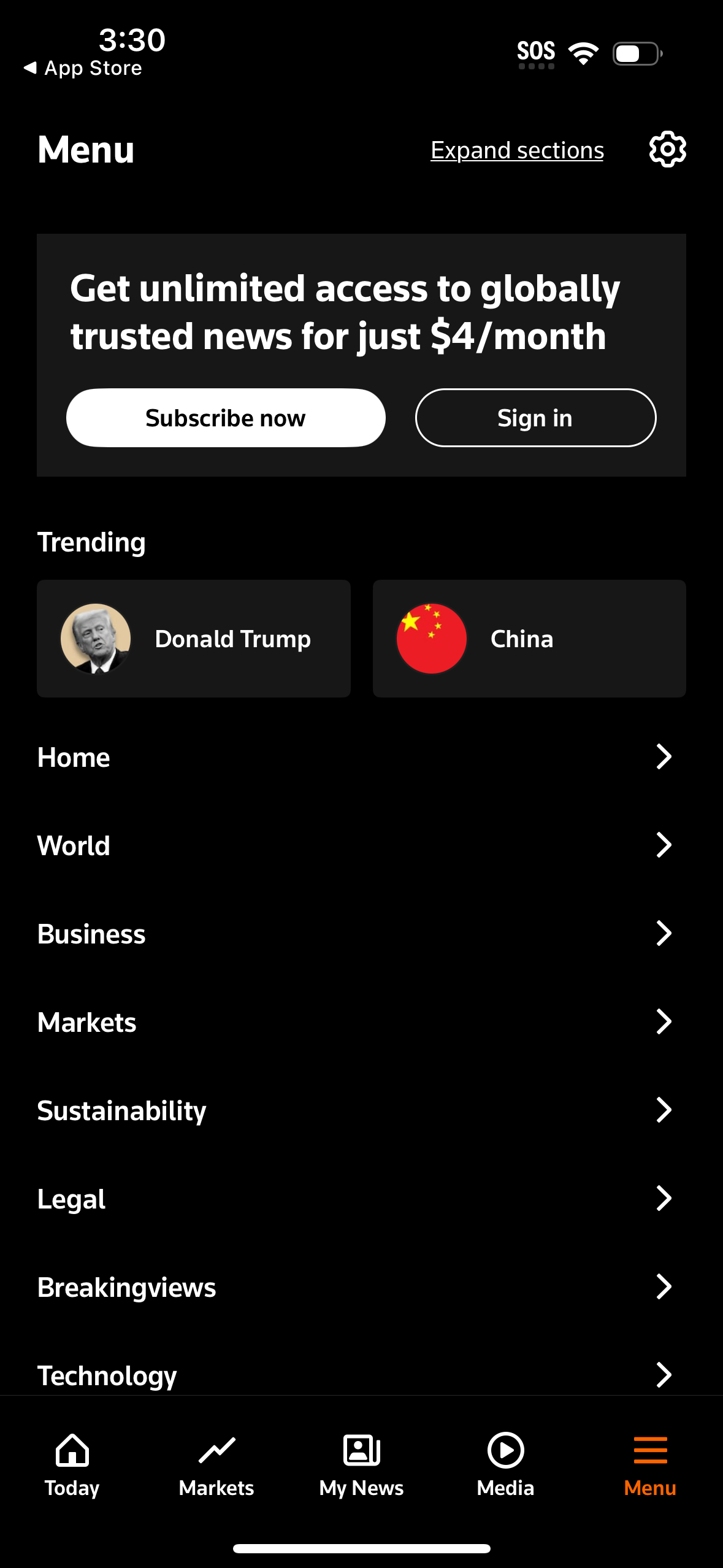 reuters app screenshot 20