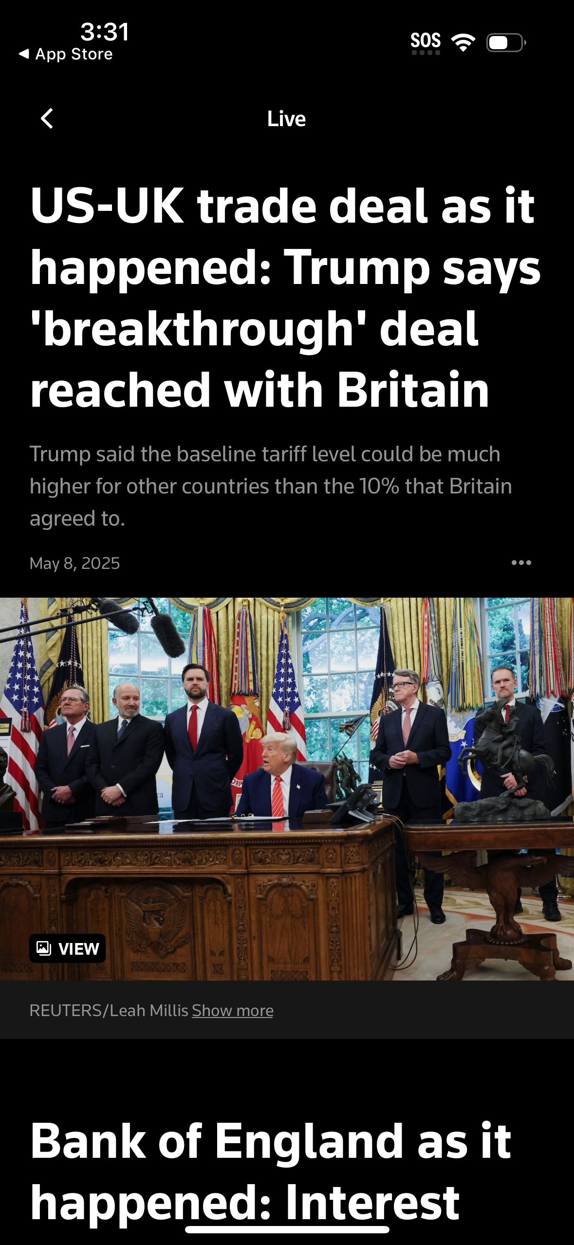 reuters app screenshot 5