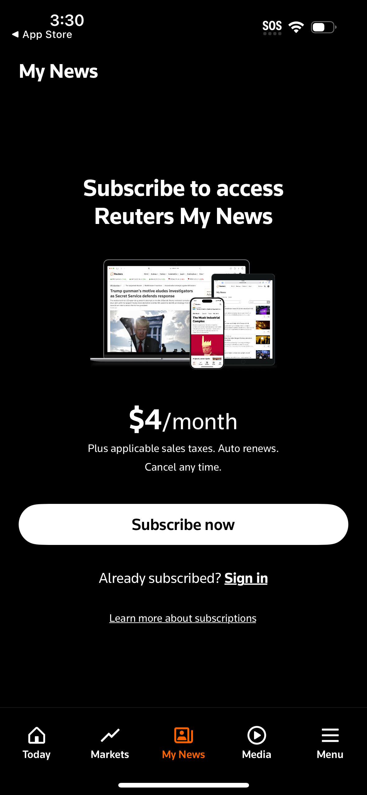 reuters app screenshot 27