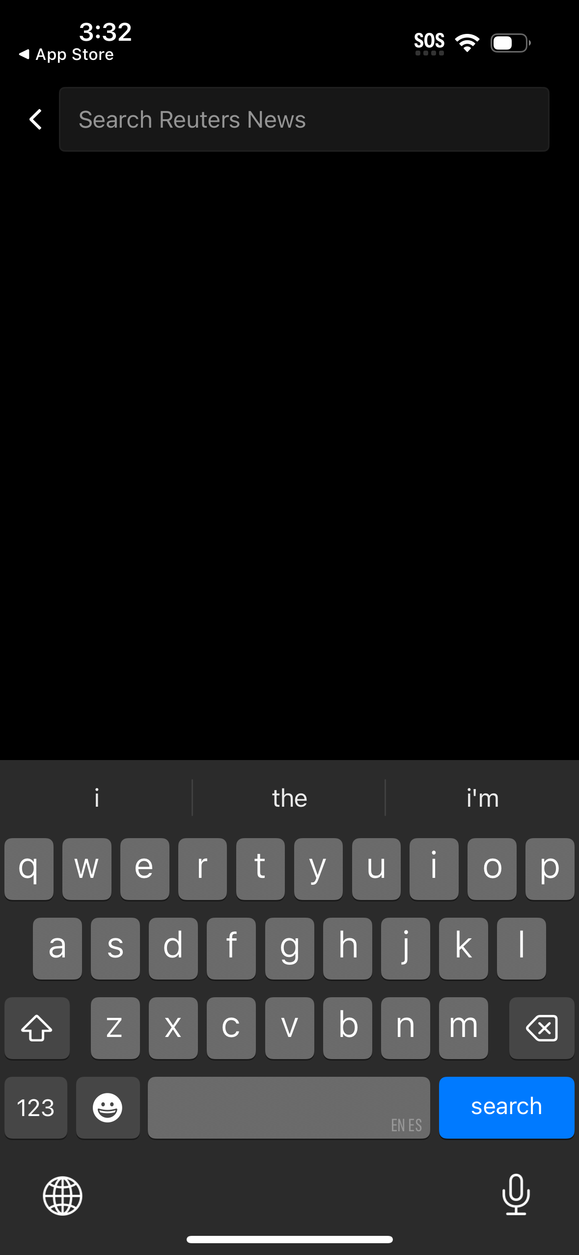 reuters app screenshot 1