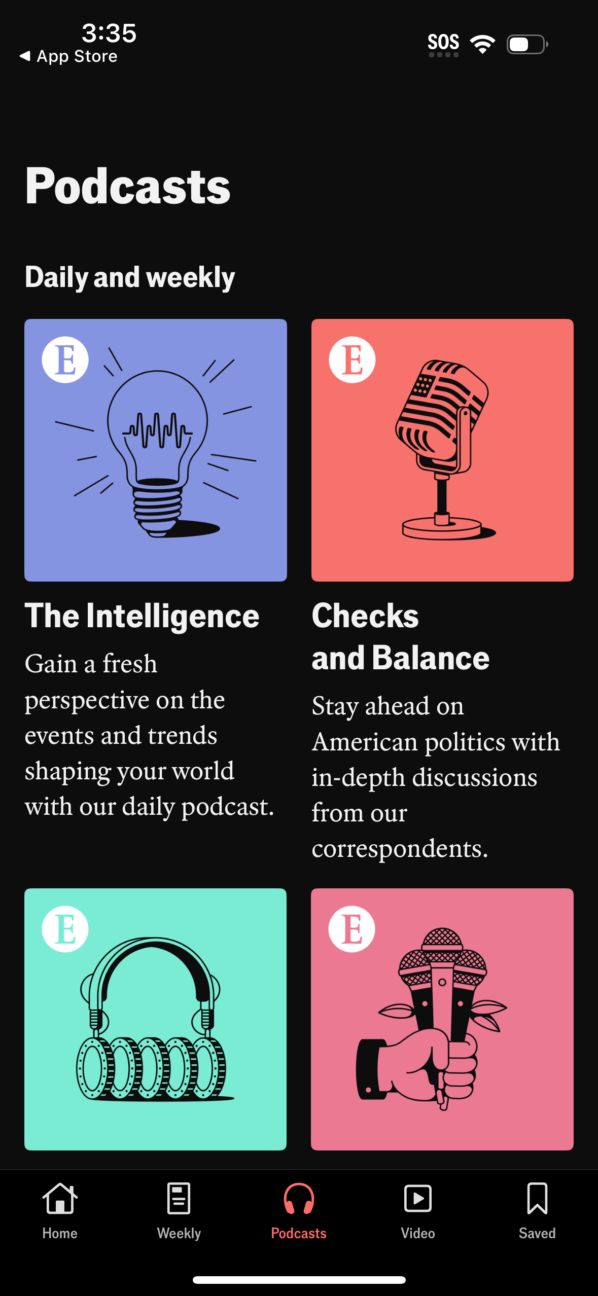 the-economist app screenshot 1