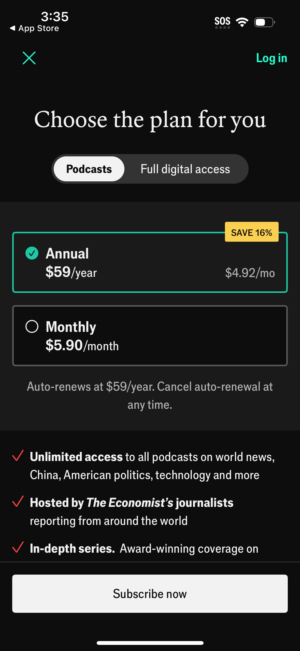 the-economist app screenshot 6