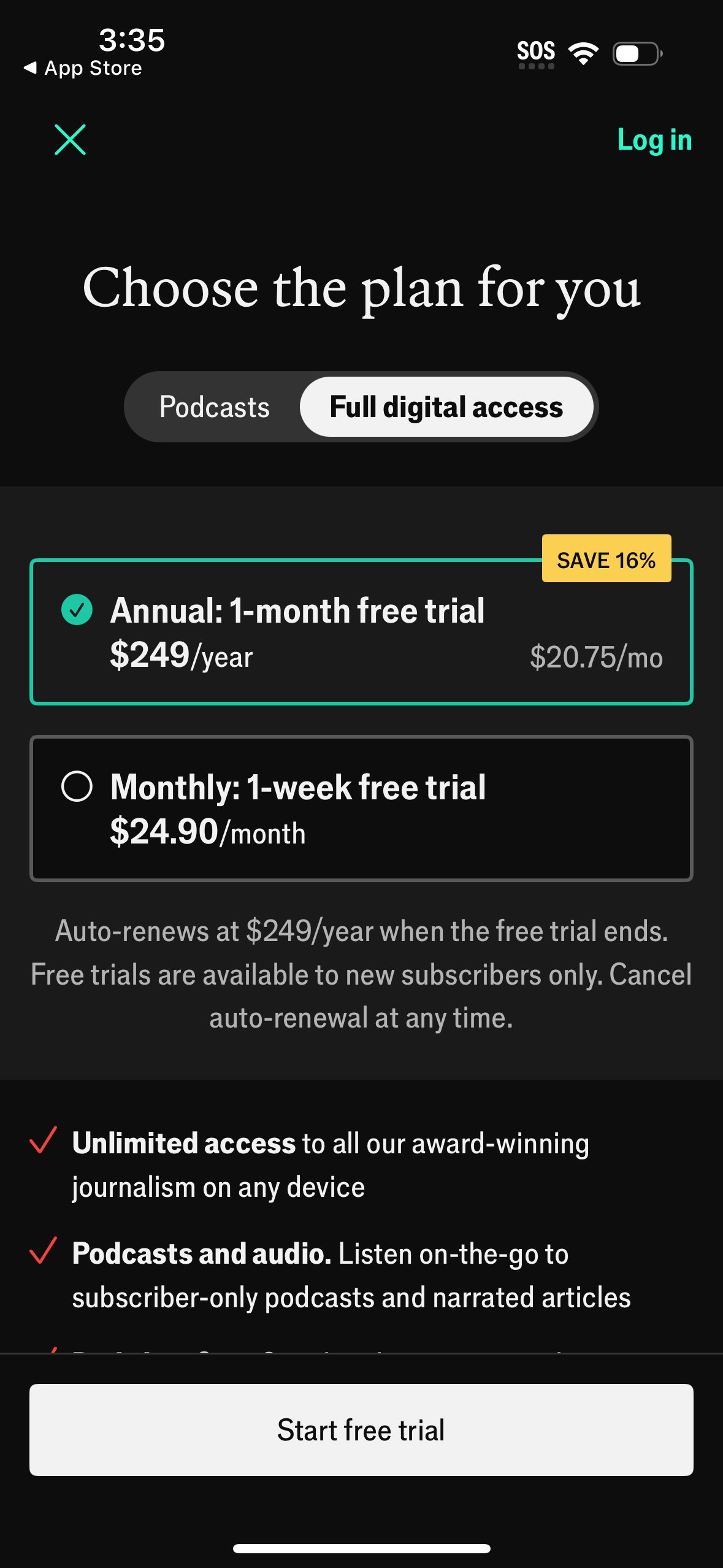 the-economist app screenshot 8