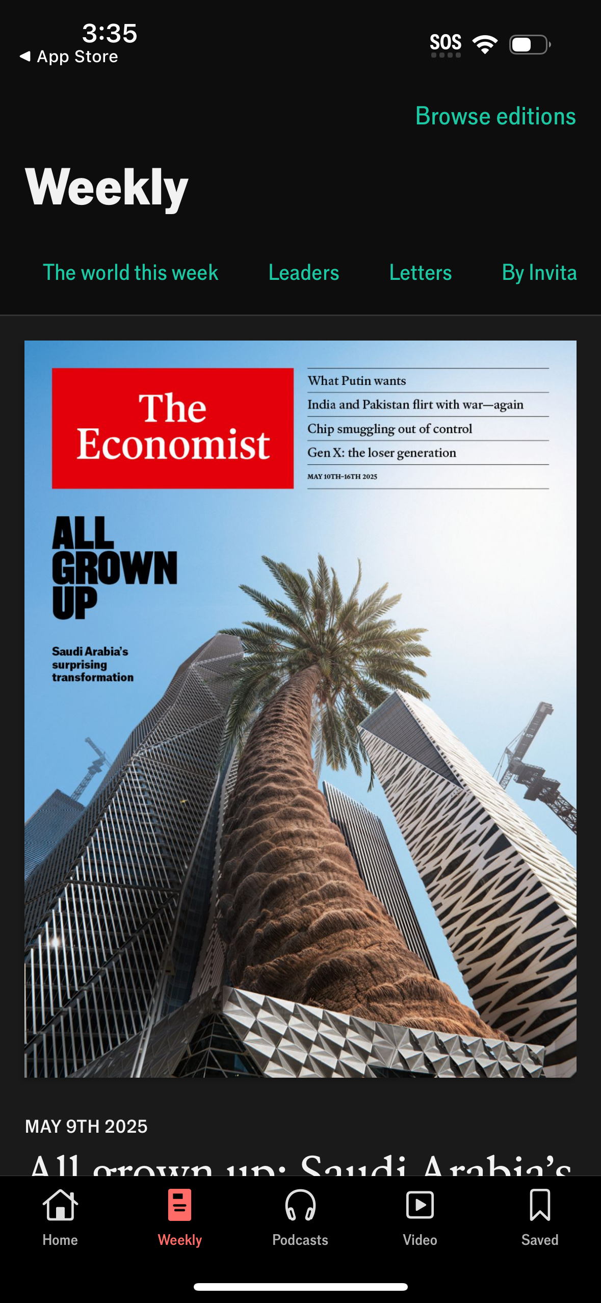 the-economist app screenshot 4