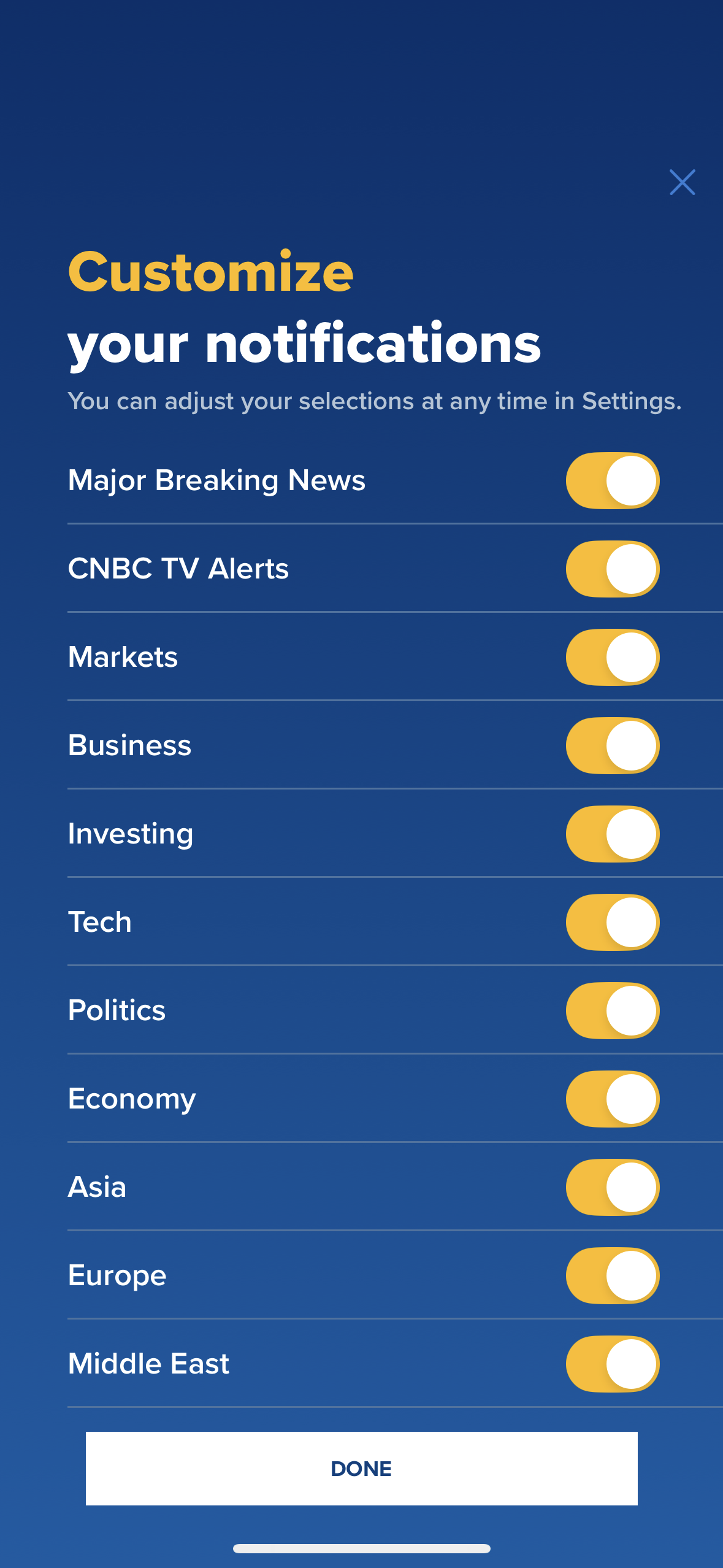 cnbc app screenshot 9