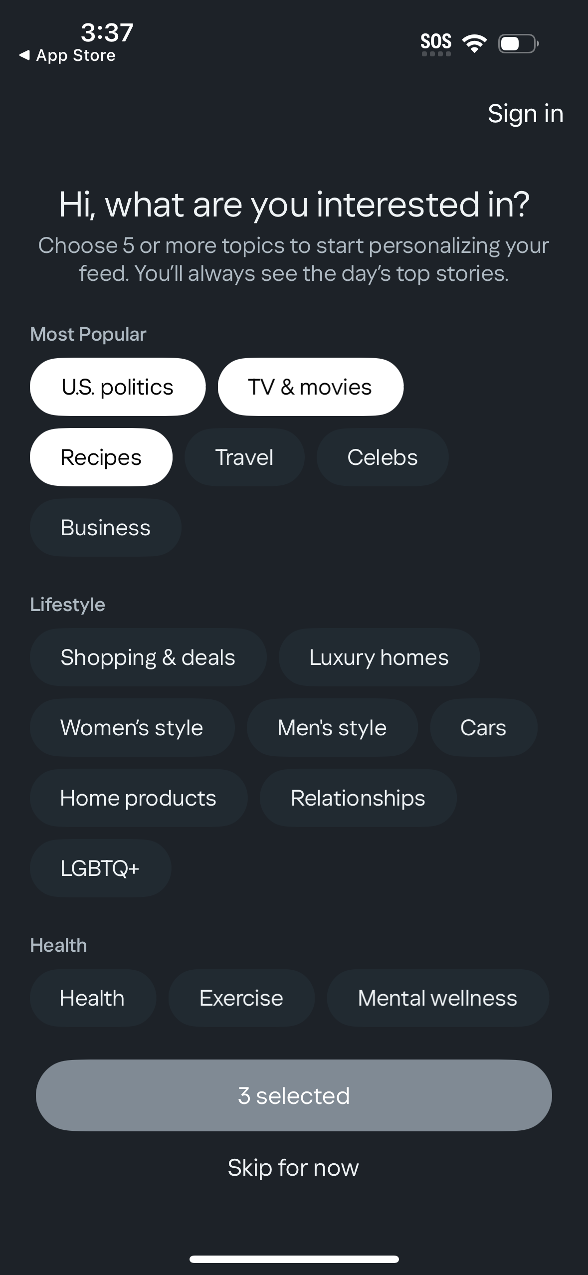 yahoo-finance app screenshot 26
