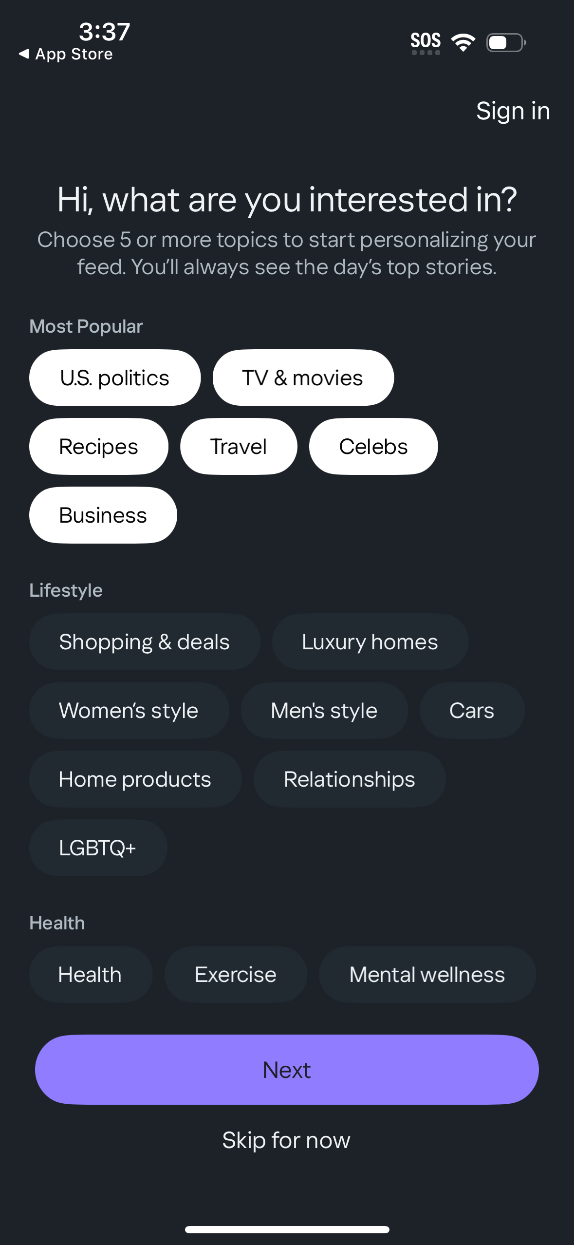 yahoo-finance app screenshot 25