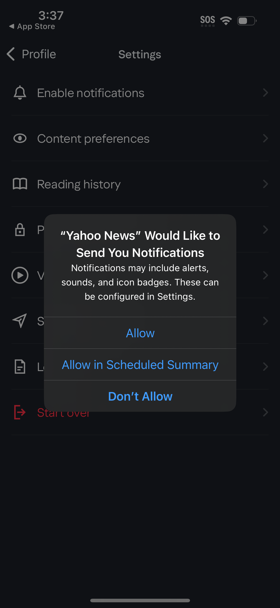 yahoo-finance app screenshot 10