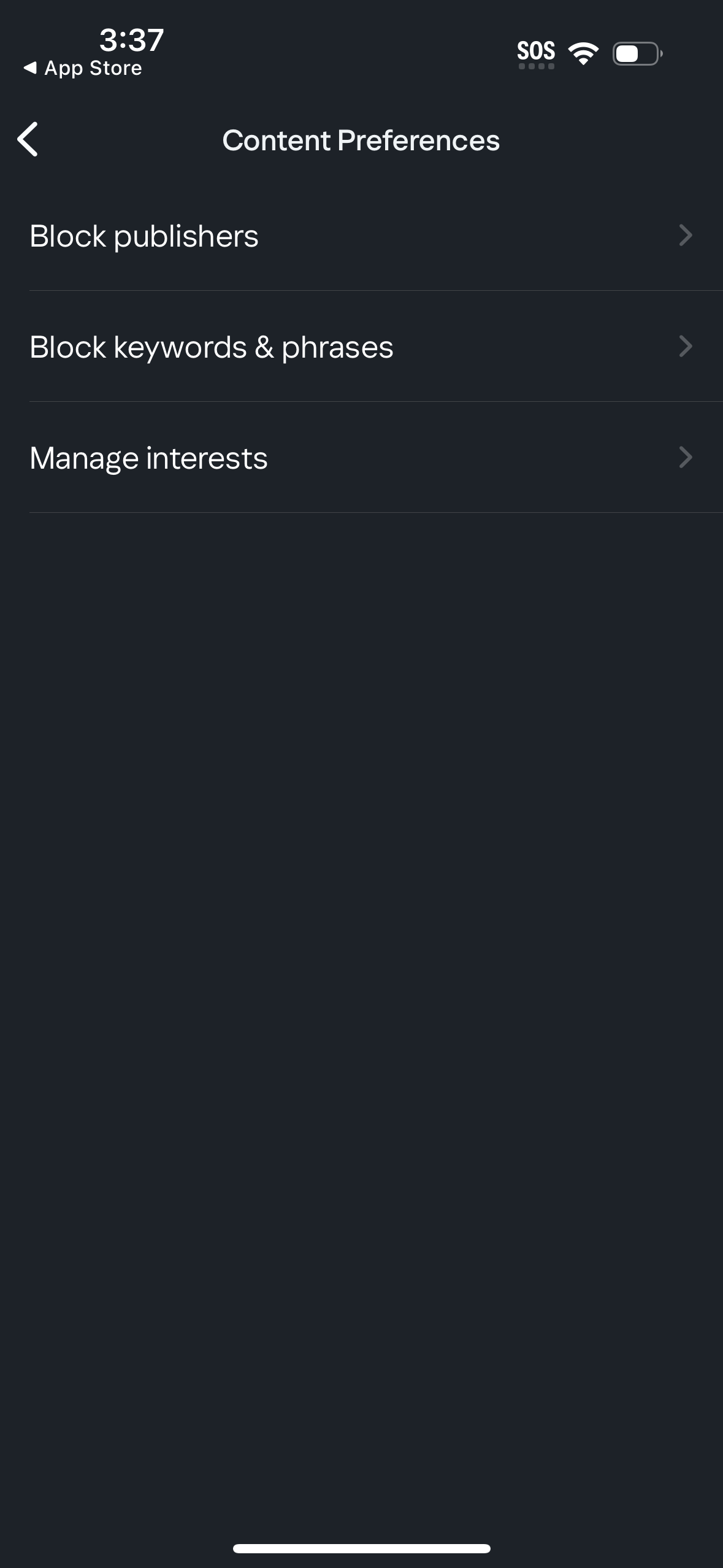 yahoo-finance app screenshot 9