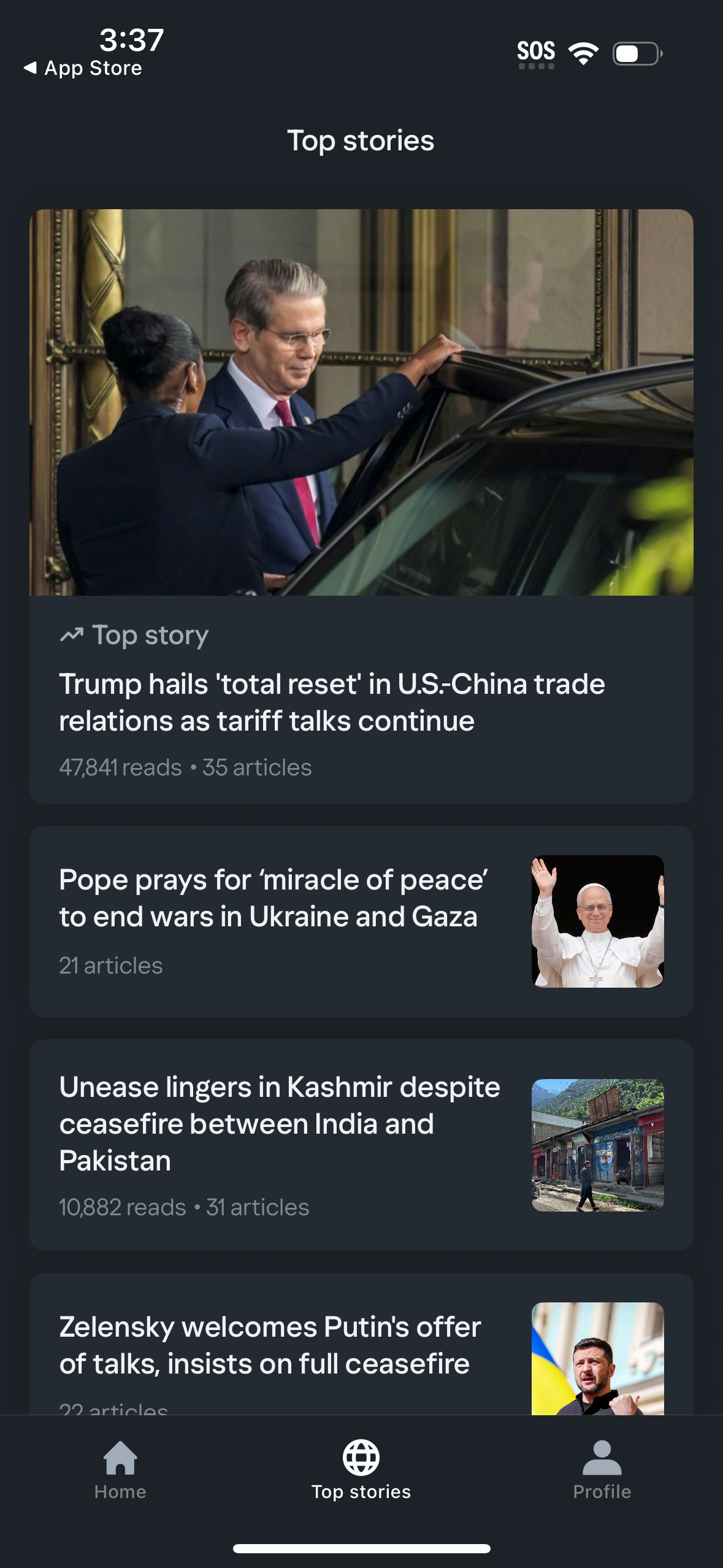 yahoo-finance app screenshot 13