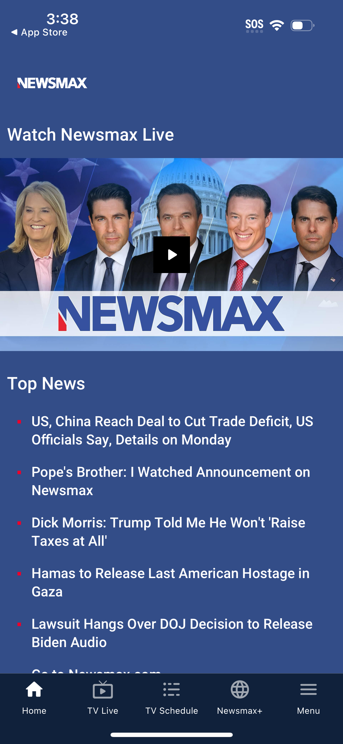 newsmax app screenshot 5