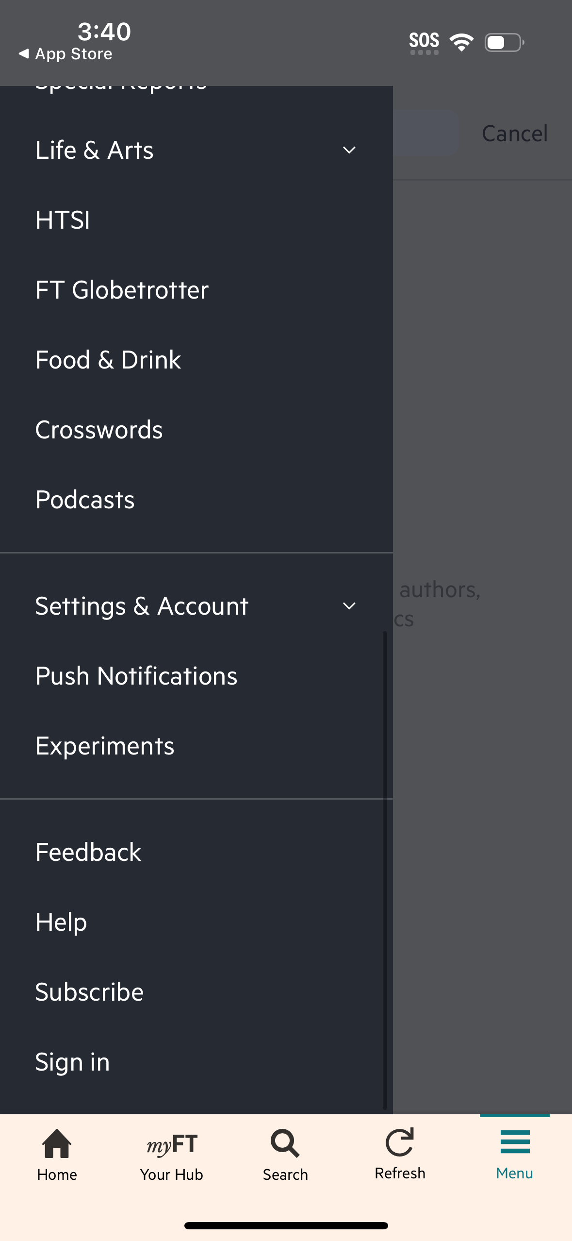 financial-times app screenshot 11