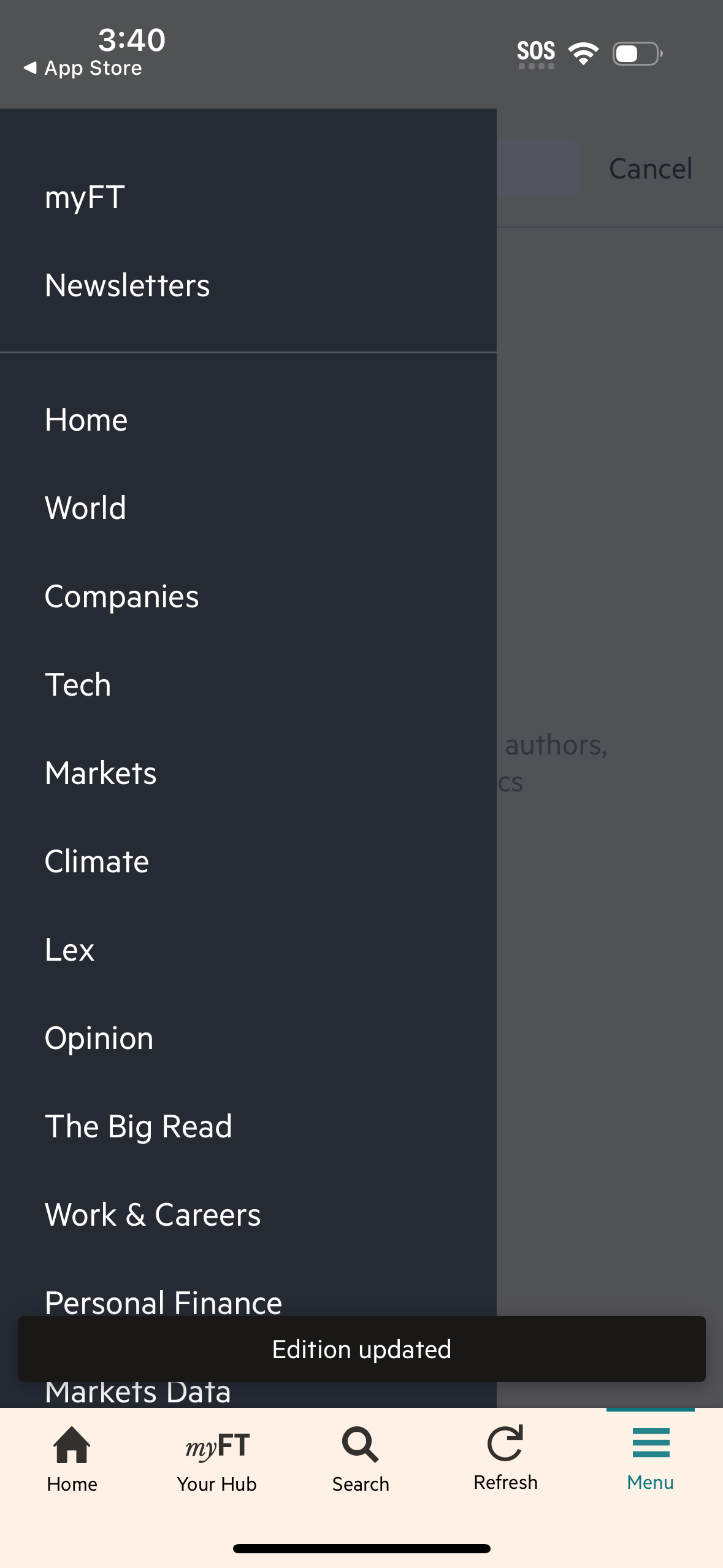 financial-times app screenshot 12