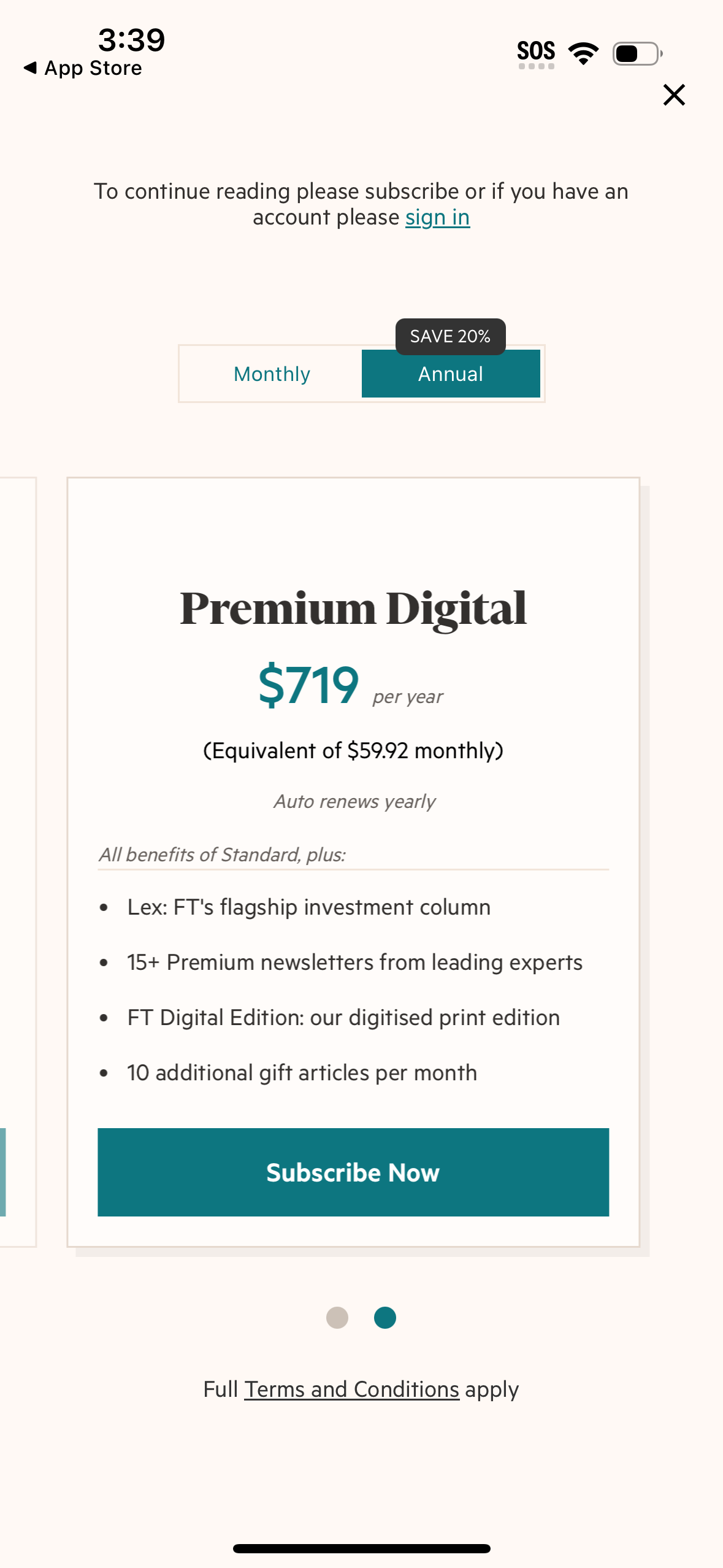 financial-times app screenshot 25