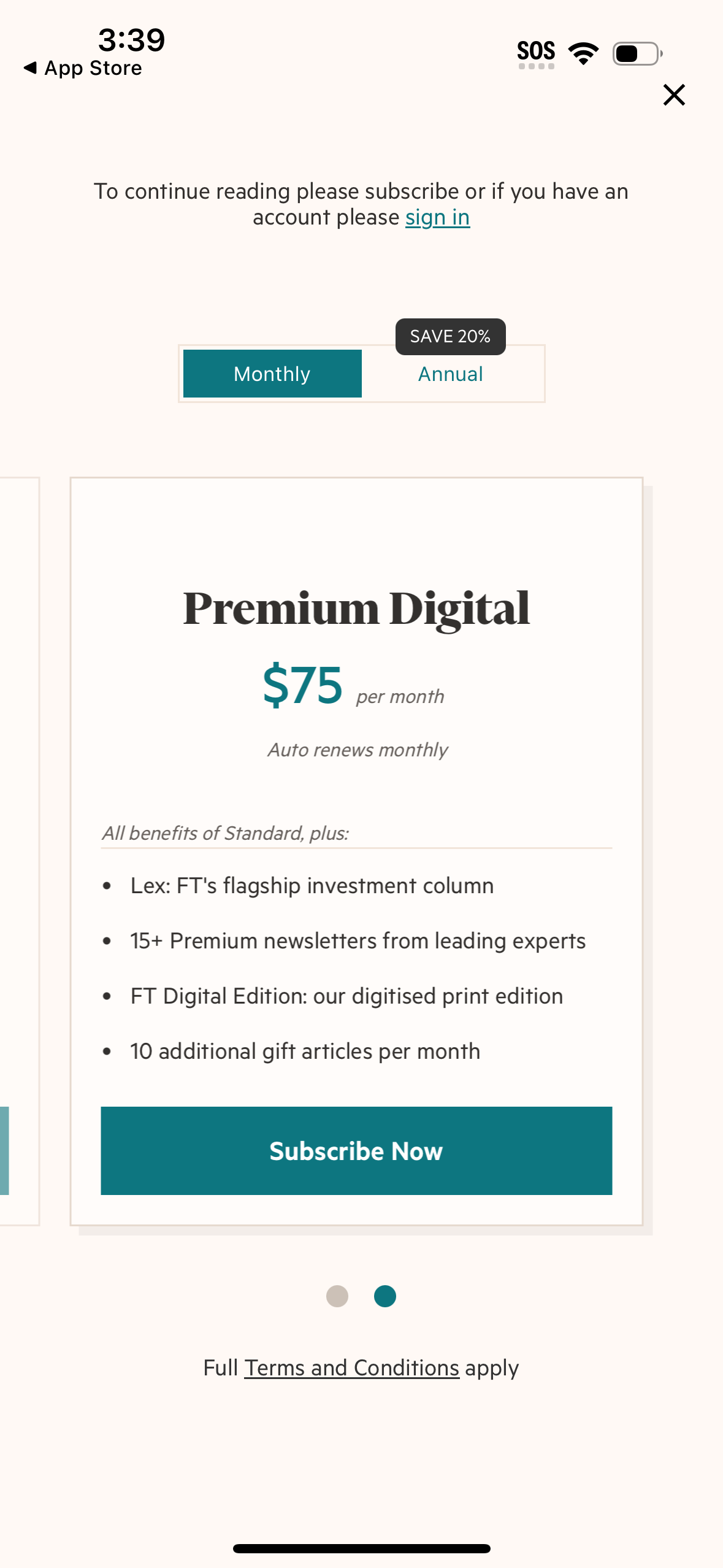 financial-times app screenshot 20