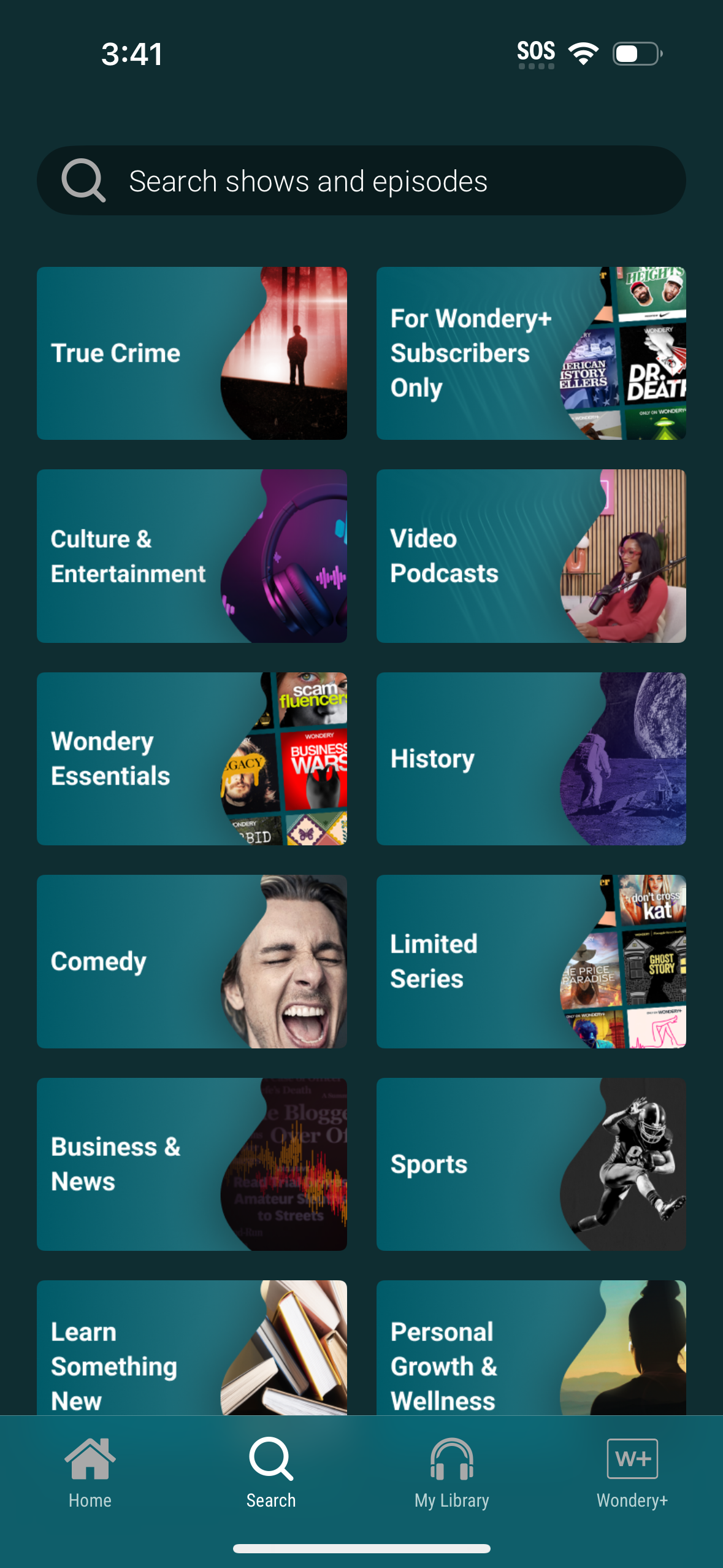 wondery app screenshot 2