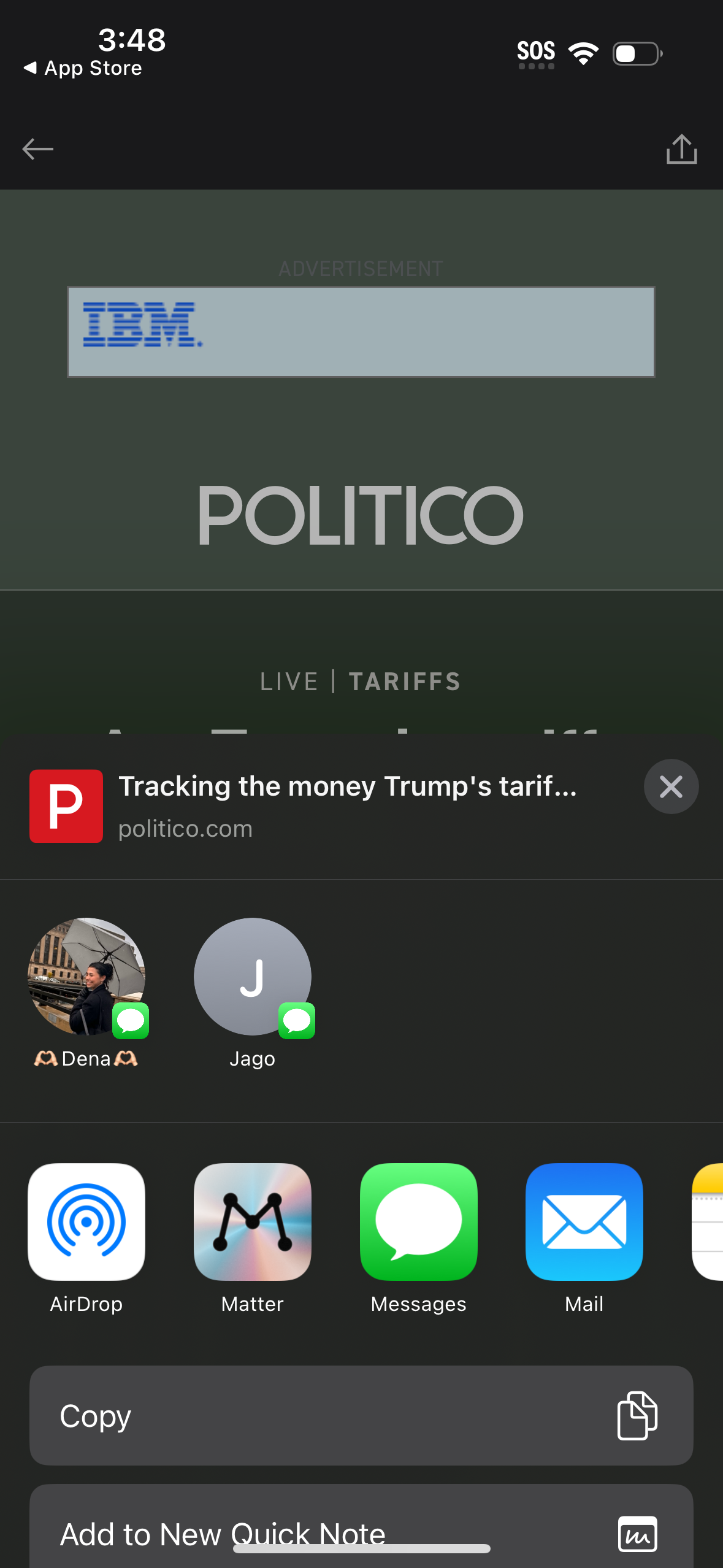 politico app screenshot 8