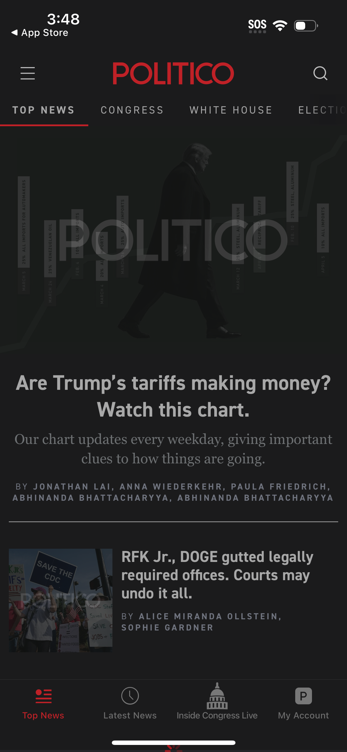politico app screenshot 36