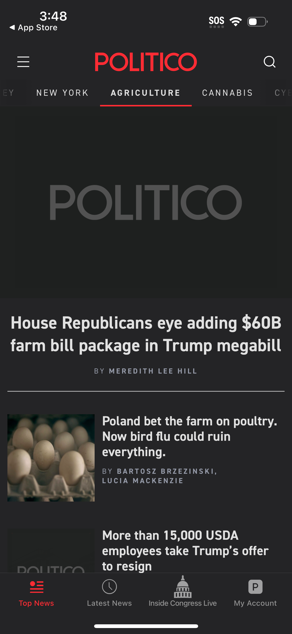 politico app screenshot 24