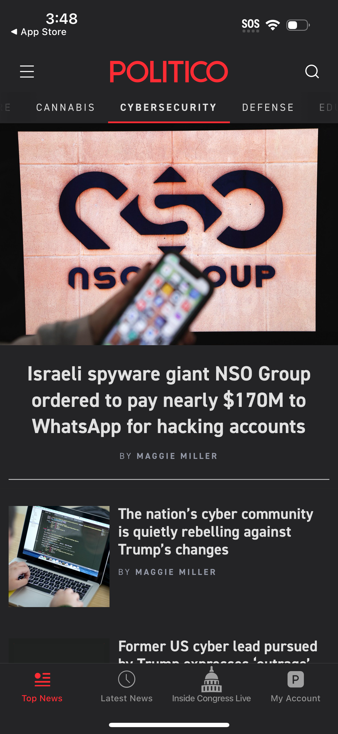 politico app screenshot 22