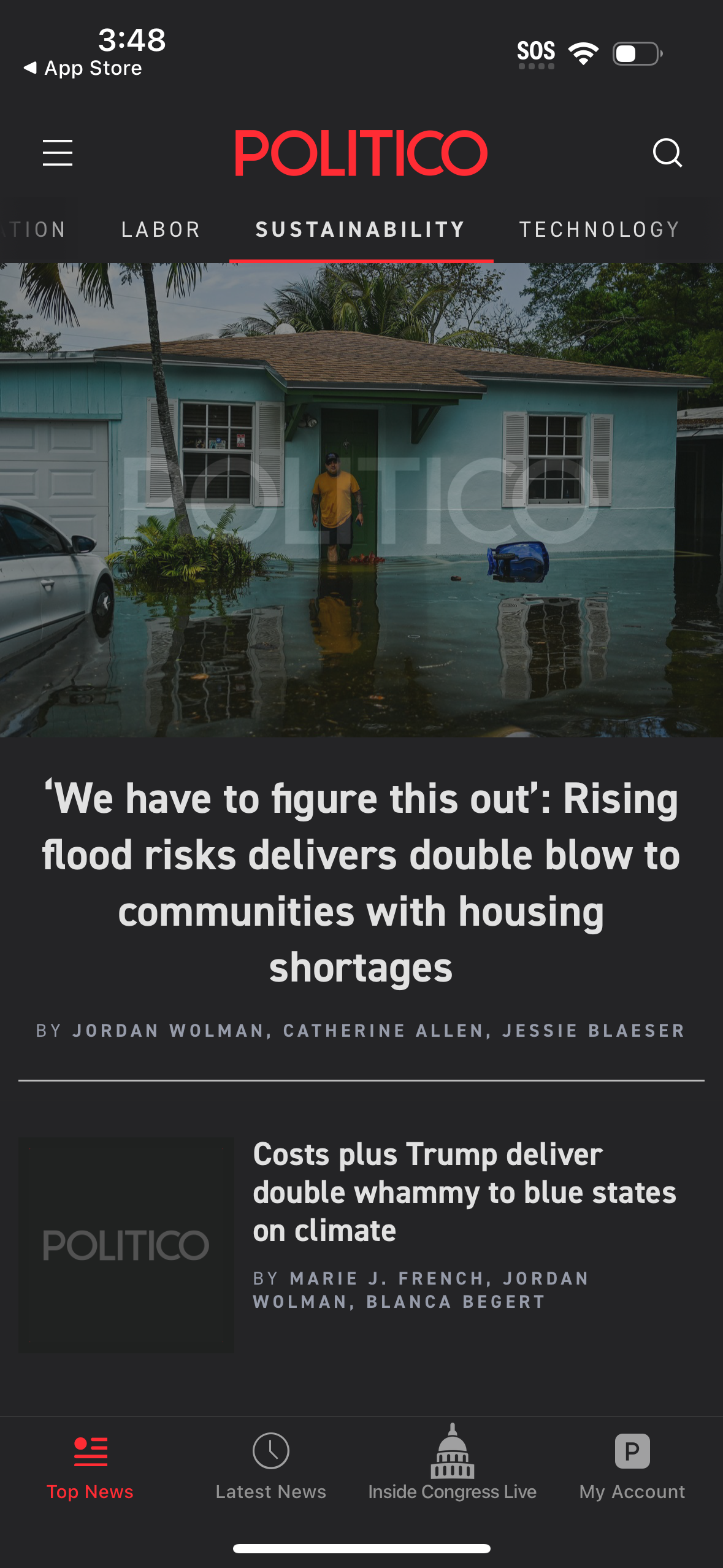 politico app screenshot 14