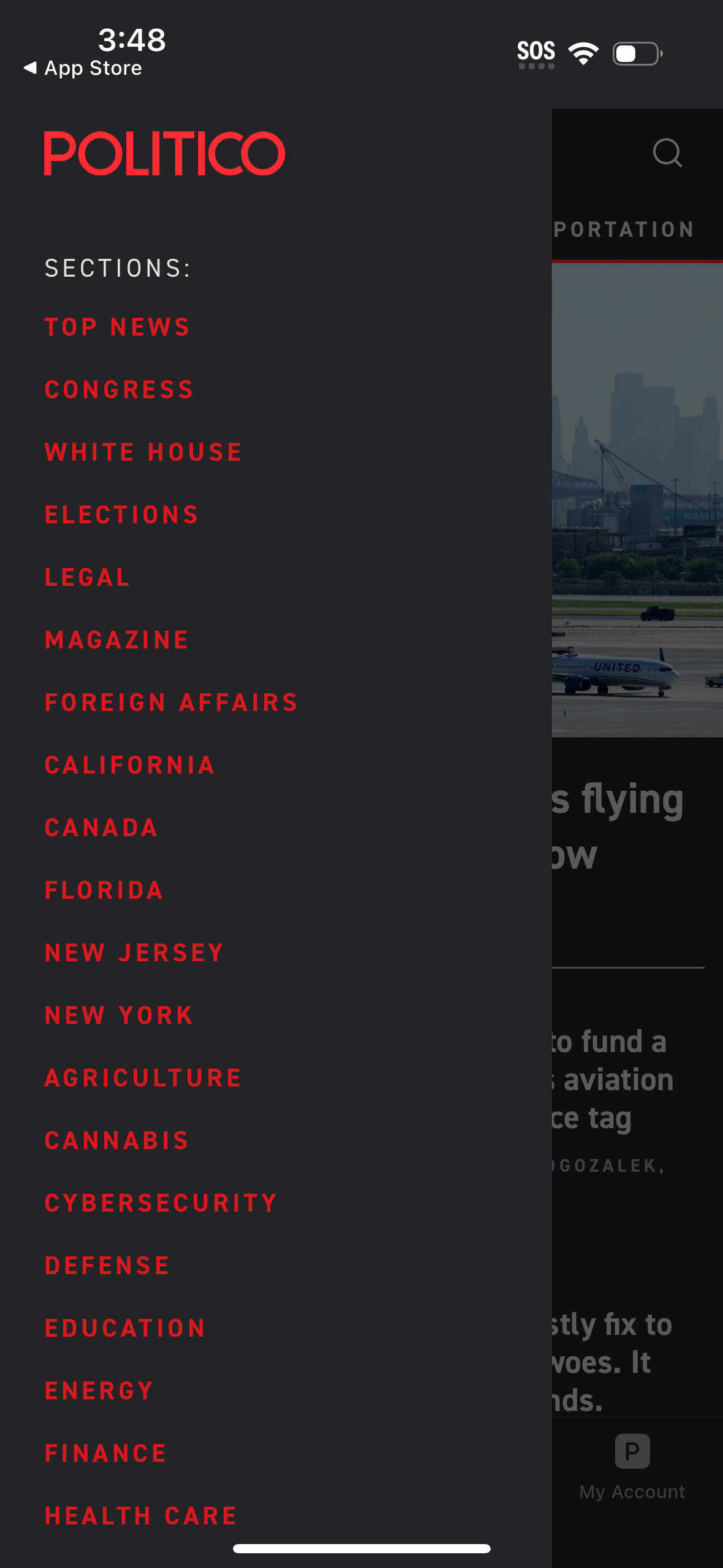 politico app screenshot 10