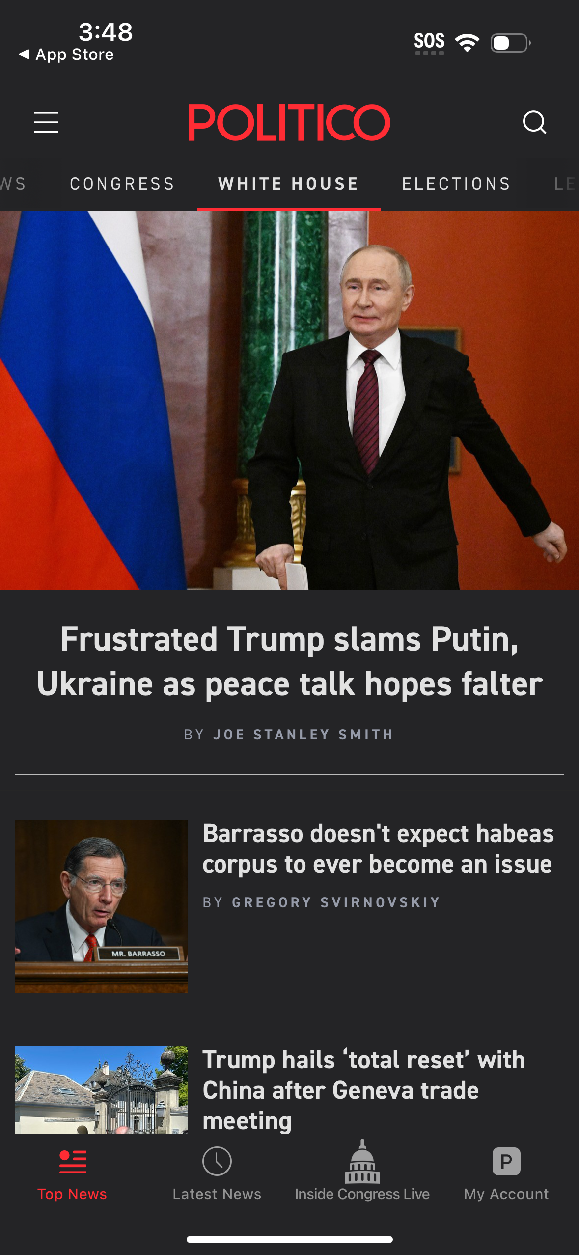 politico app screenshot 32