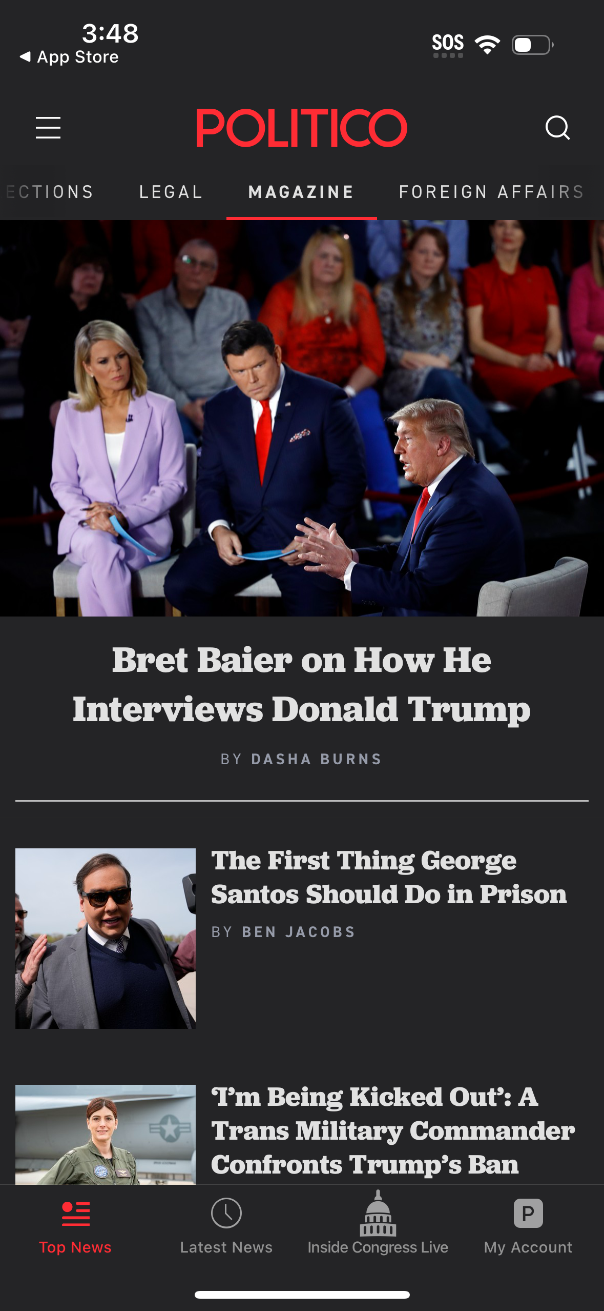 politico app screenshot 29
