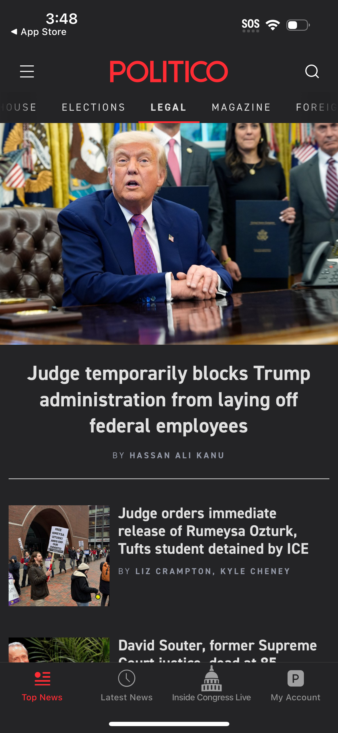 politico app screenshot 31