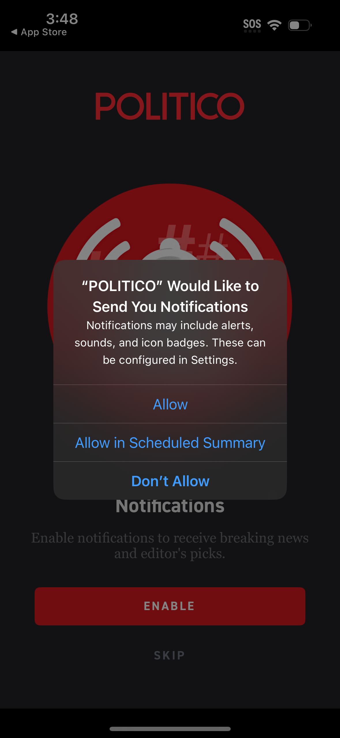 politico app screenshot 38