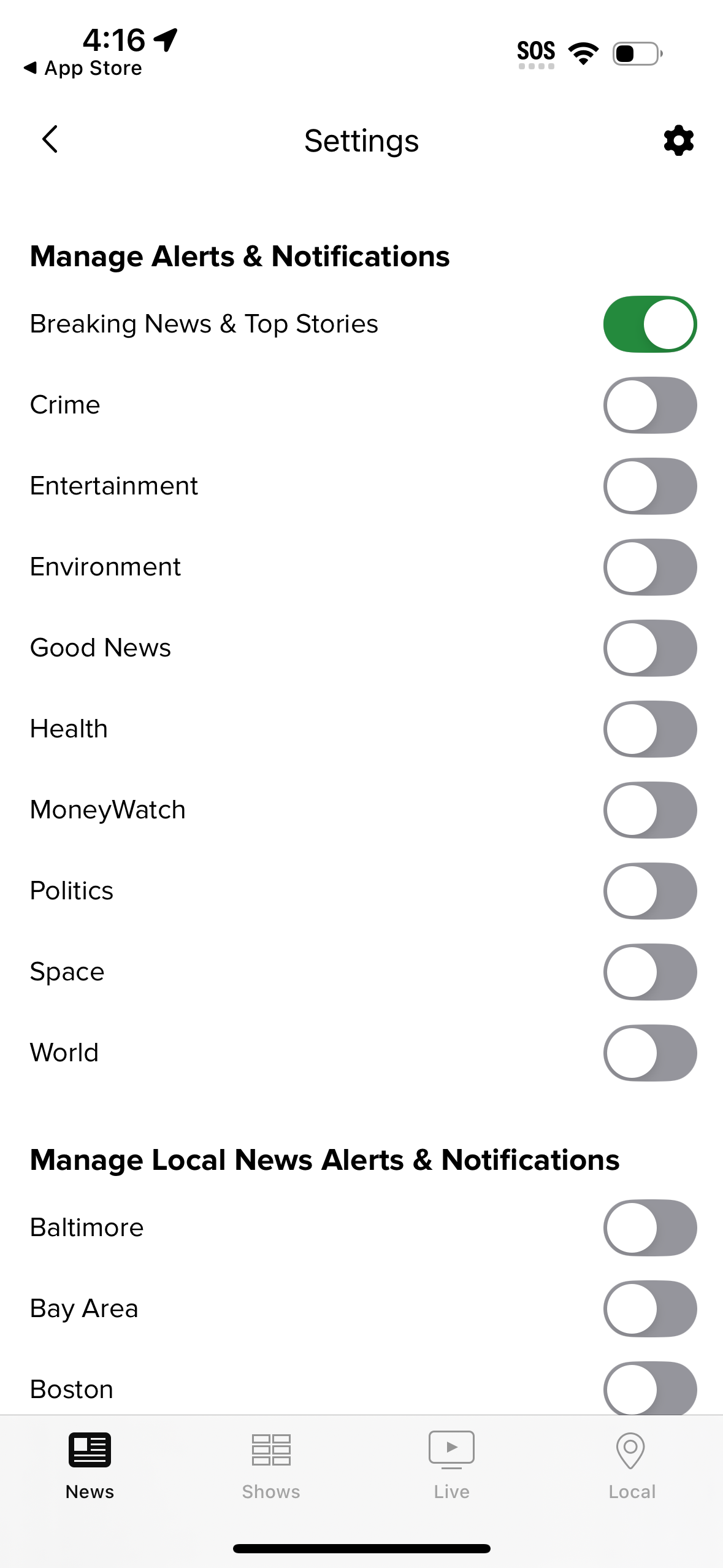 cbs-news app screenshot 14