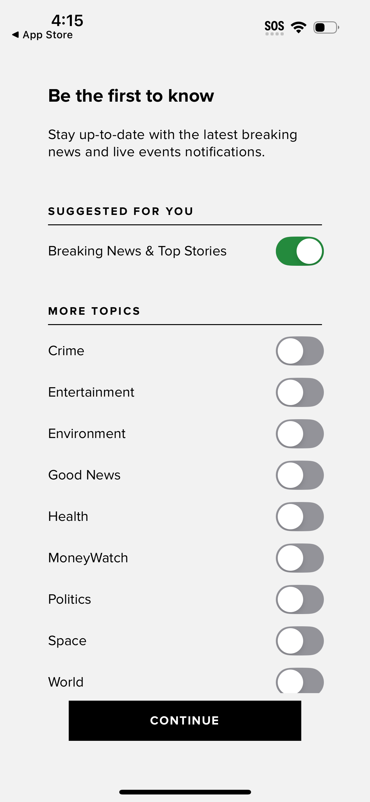 cbs-news app screenshot 36