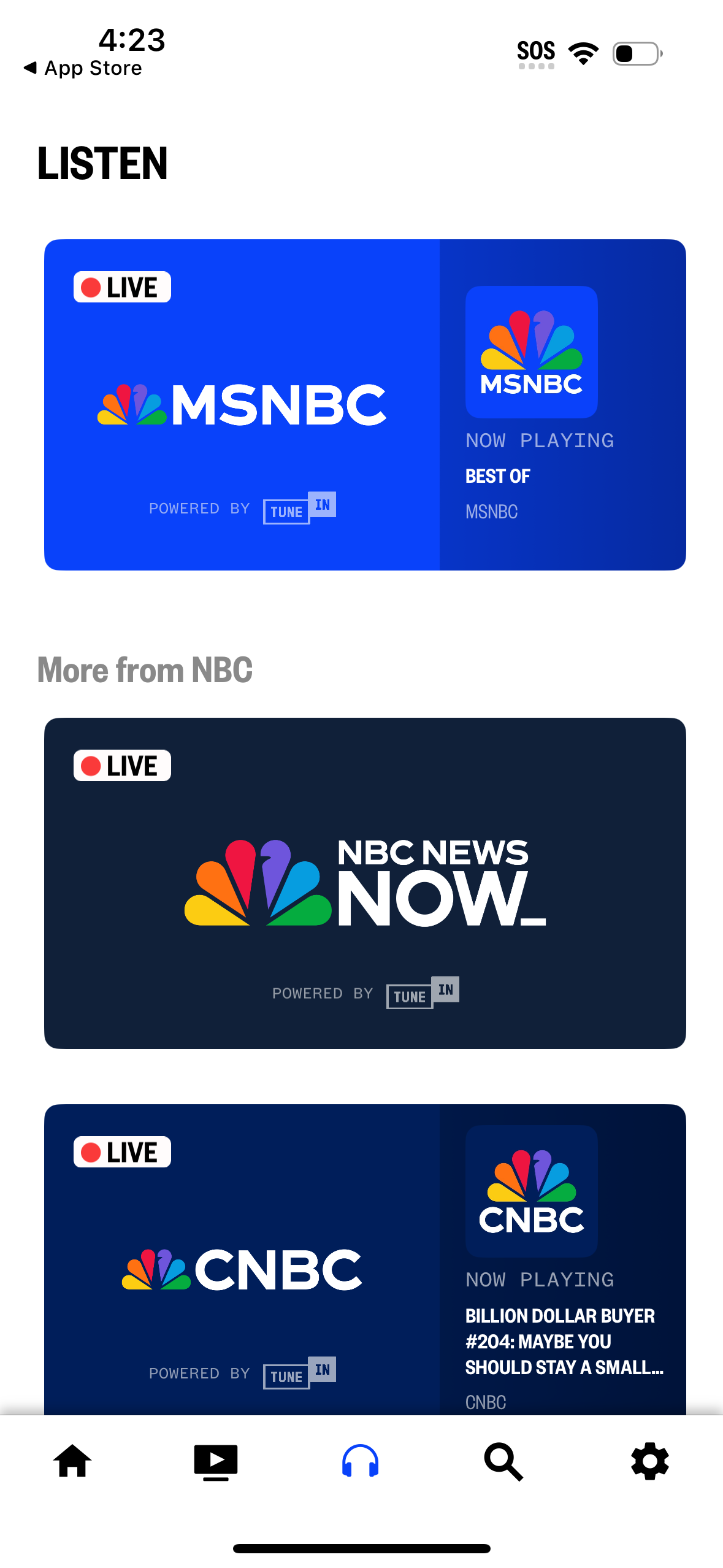 msnbc app screenshot 3