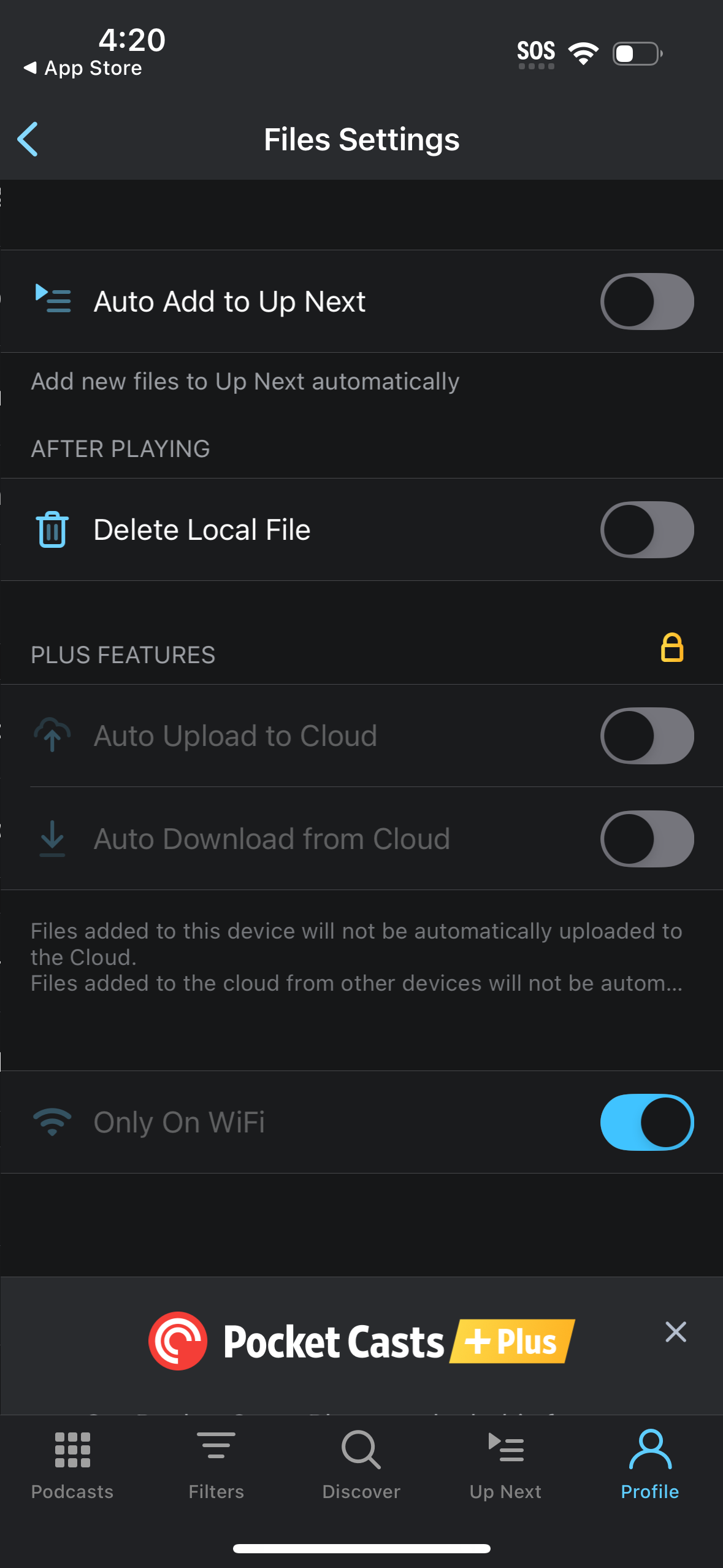 pocket-casts app screenshot 39