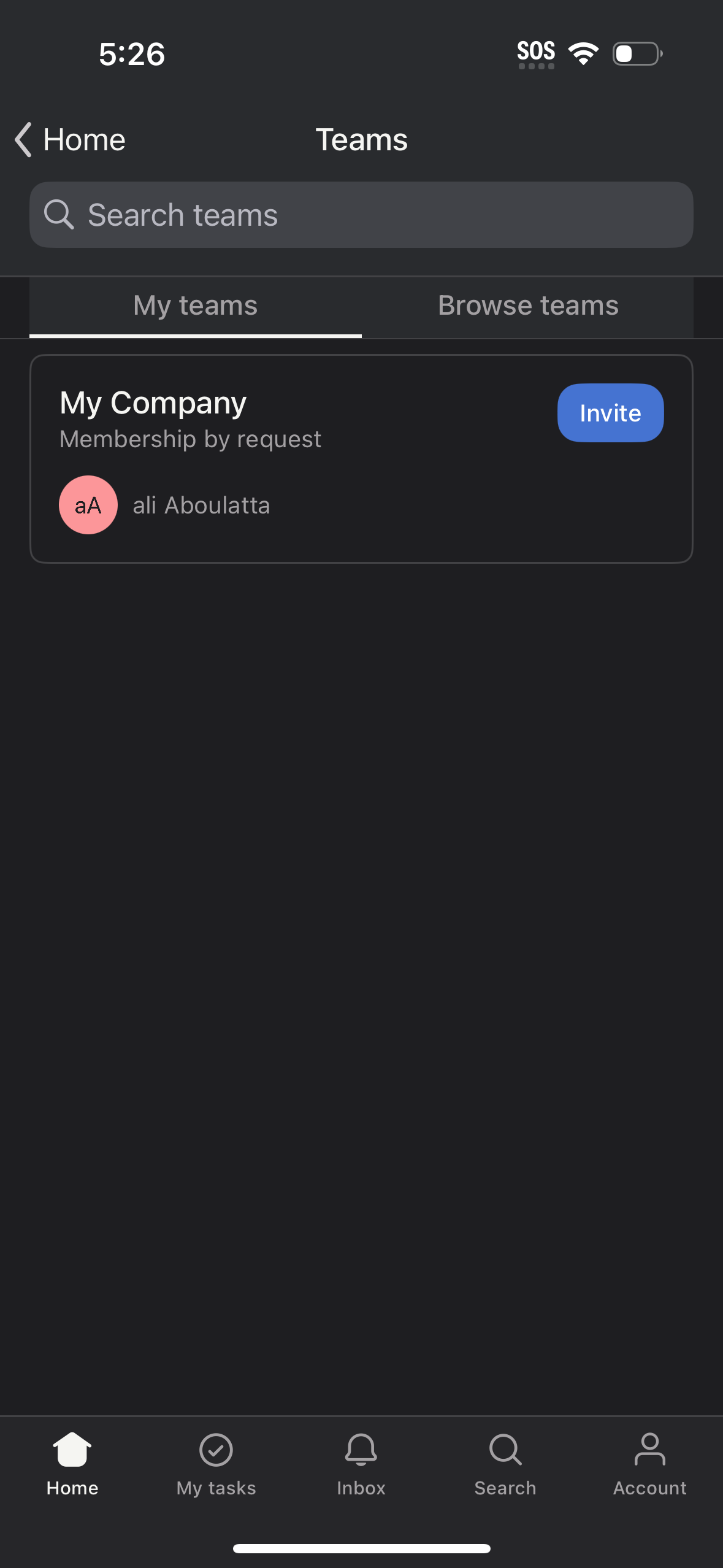 asana app screenshot 1