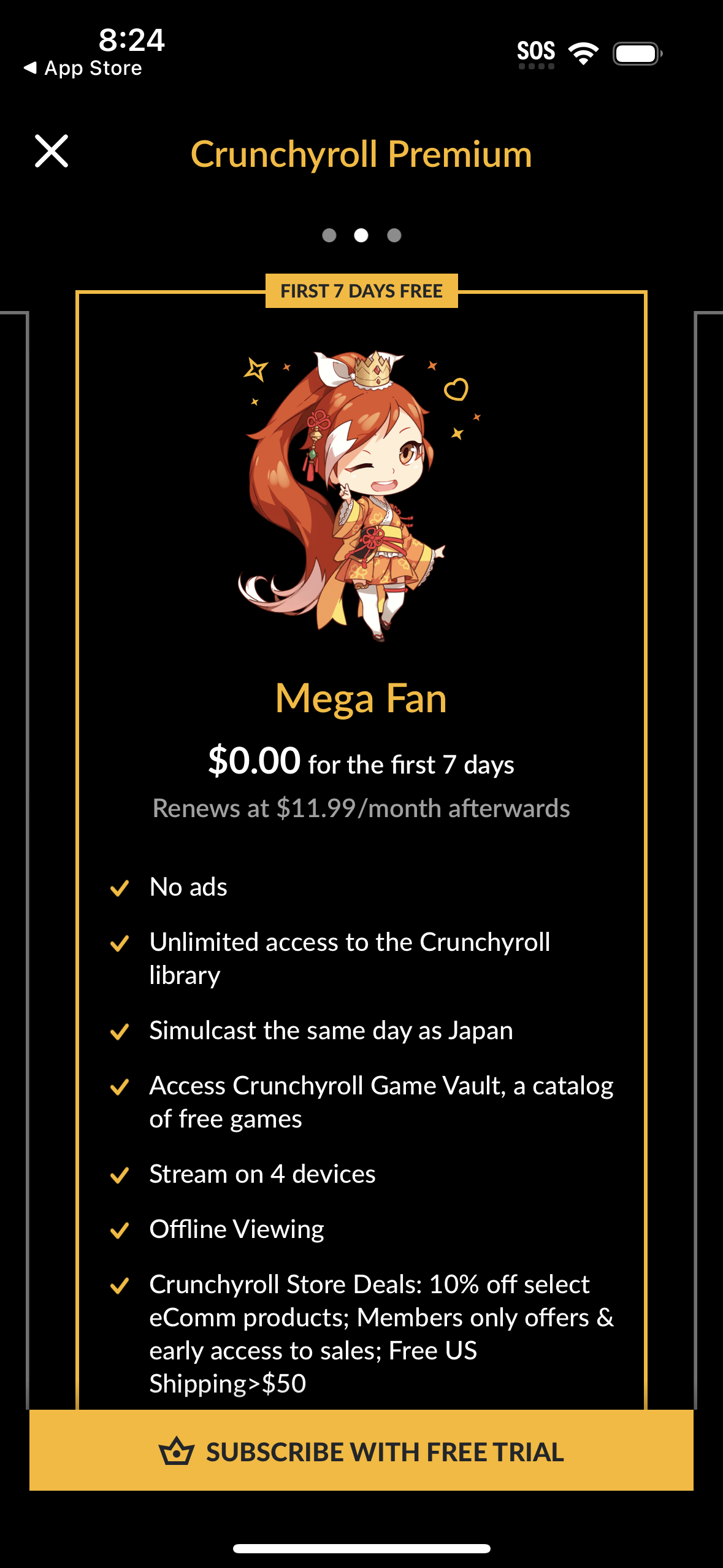 crunchyroll app screenshot 39