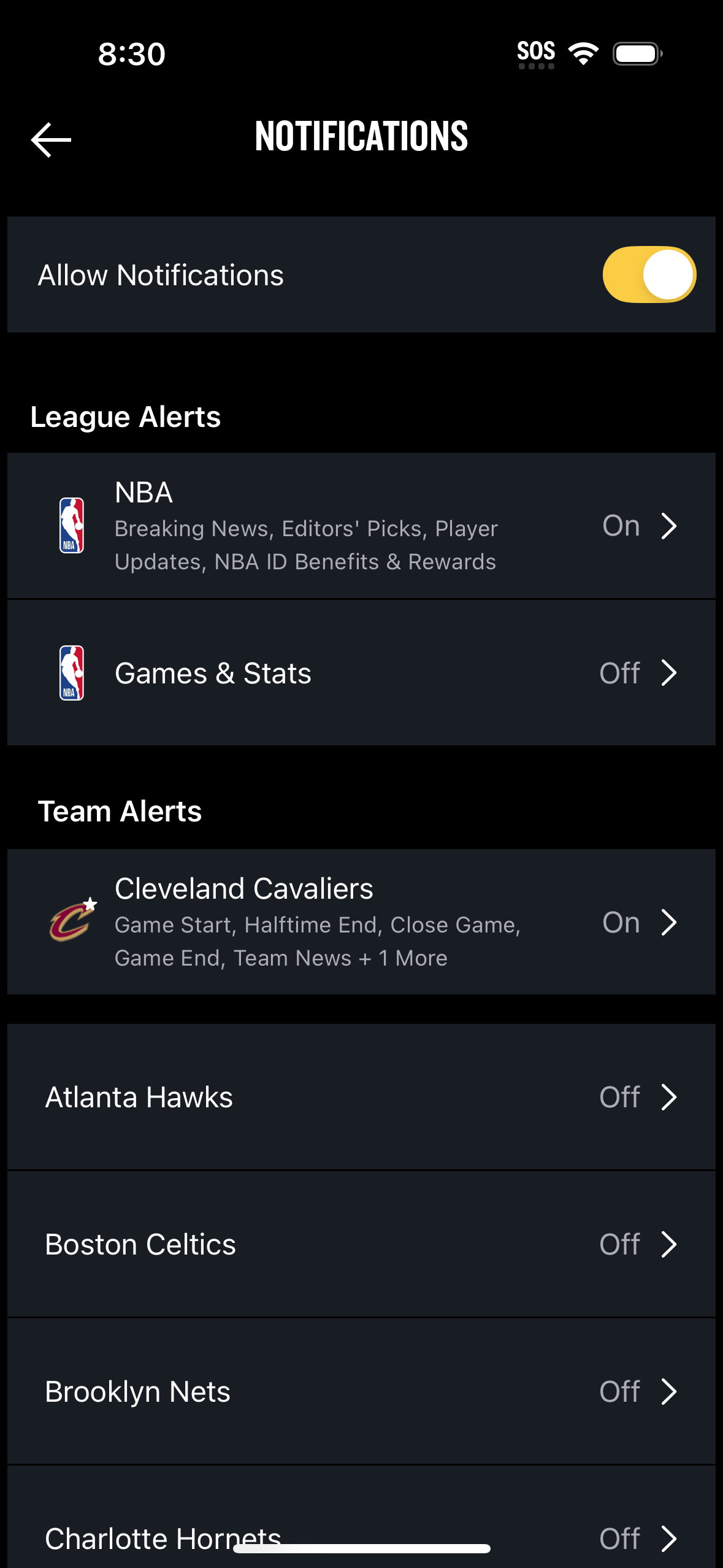 nba app screenshot 27