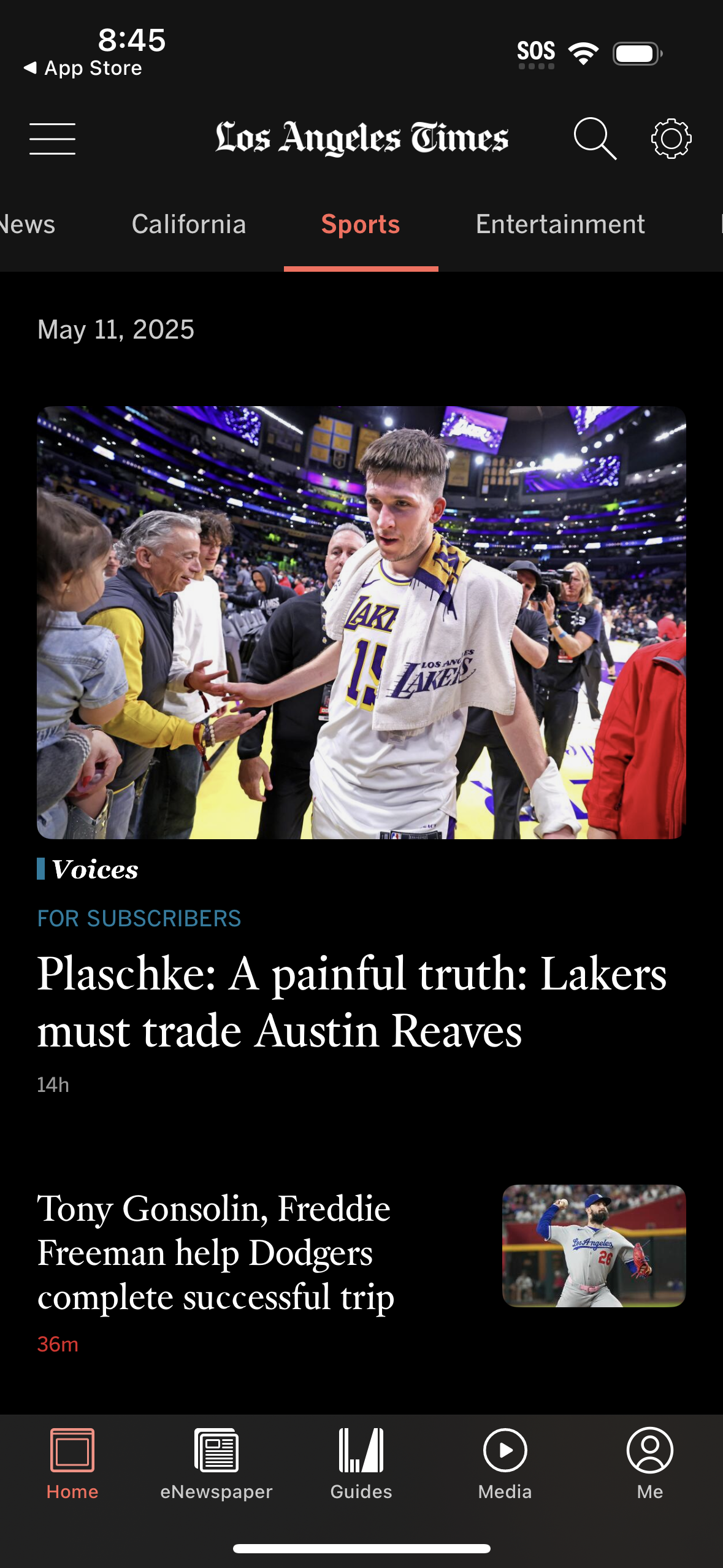 la-times app screenshot 16