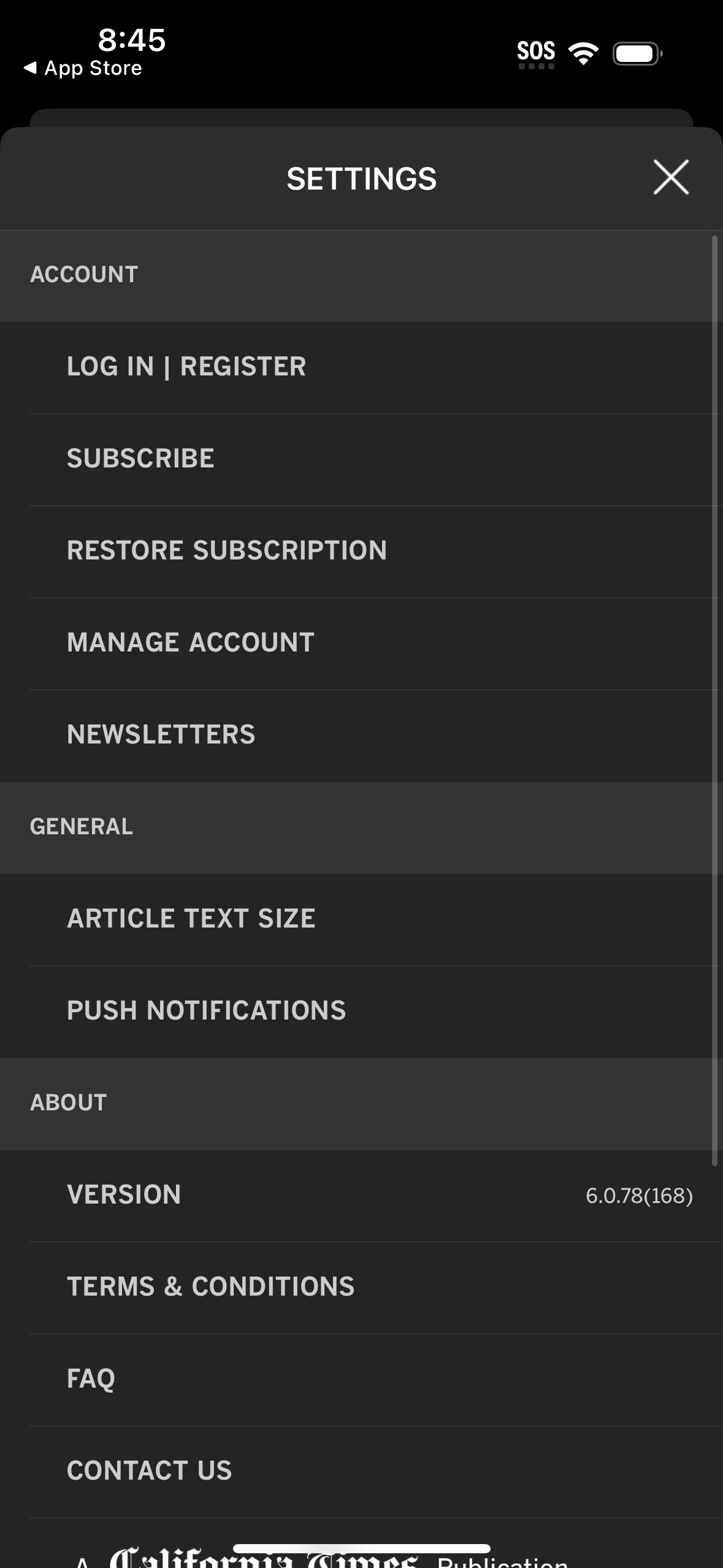 la-times app screenshot 8