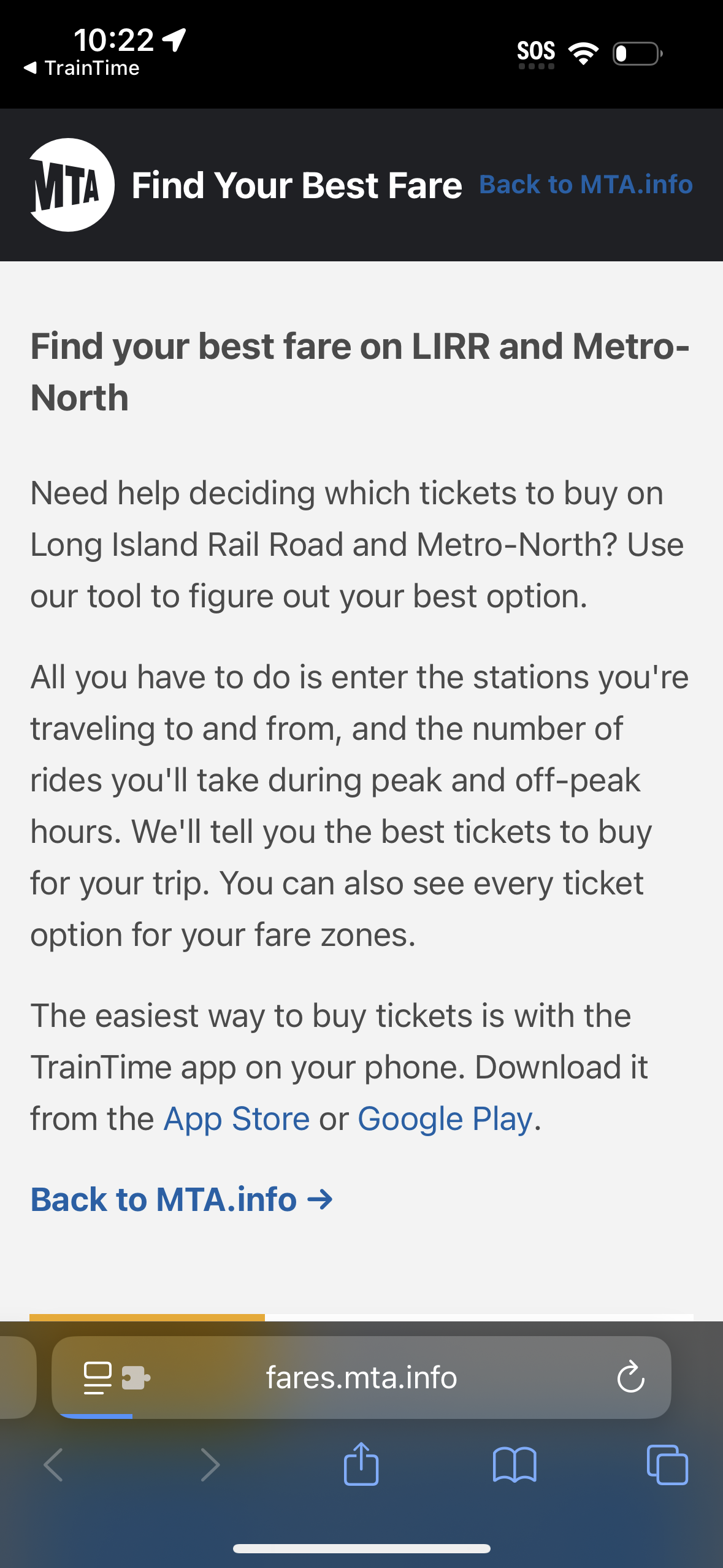 mta app screenshot 8