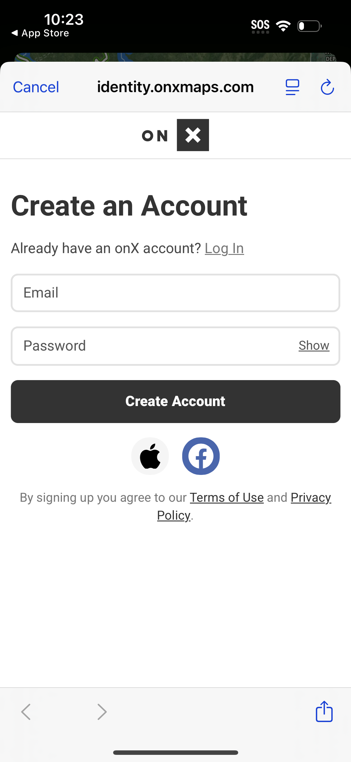onx-offroad app screenshot 1