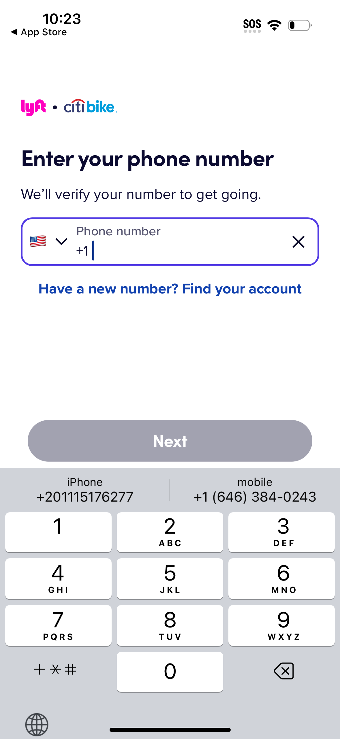 citibike app screenshot 16