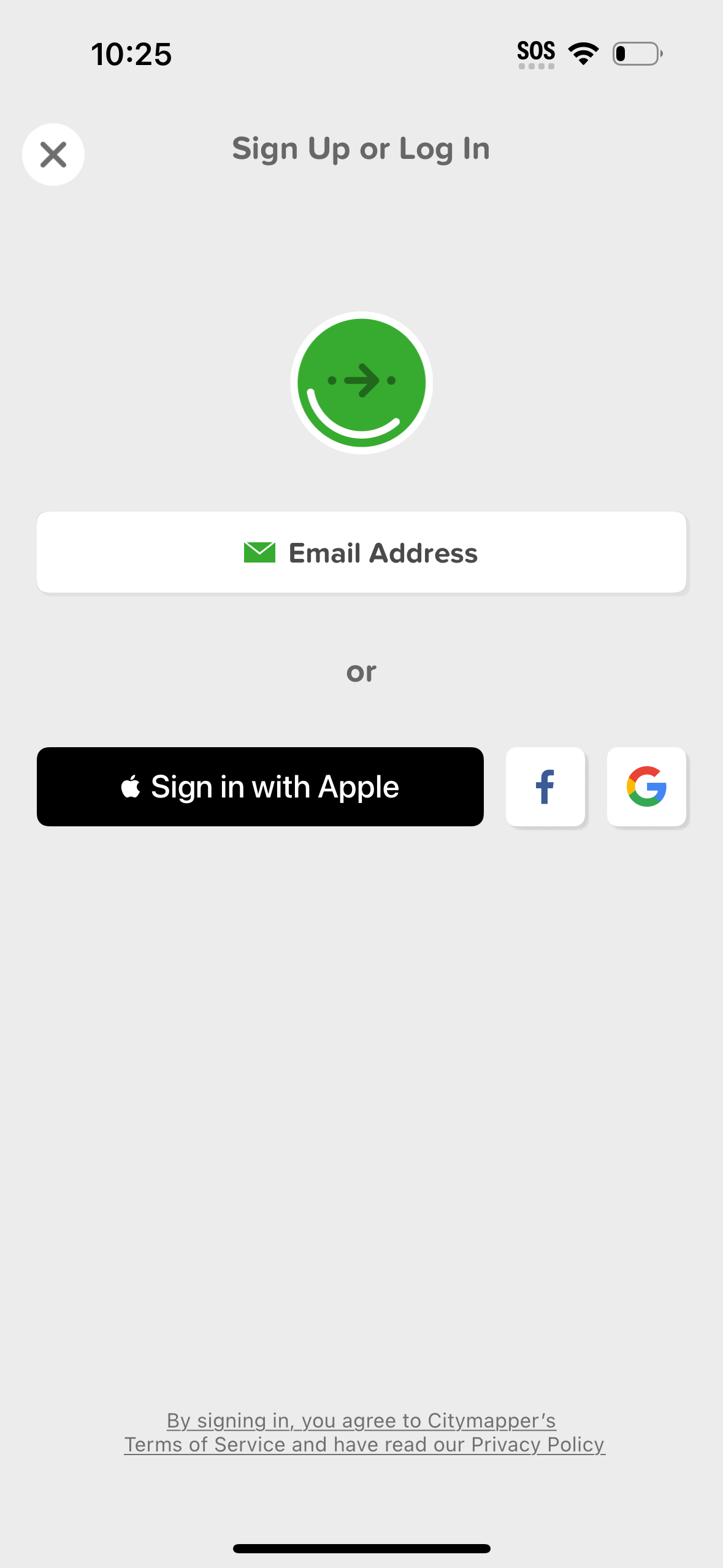 citymapper app screenshot 41
